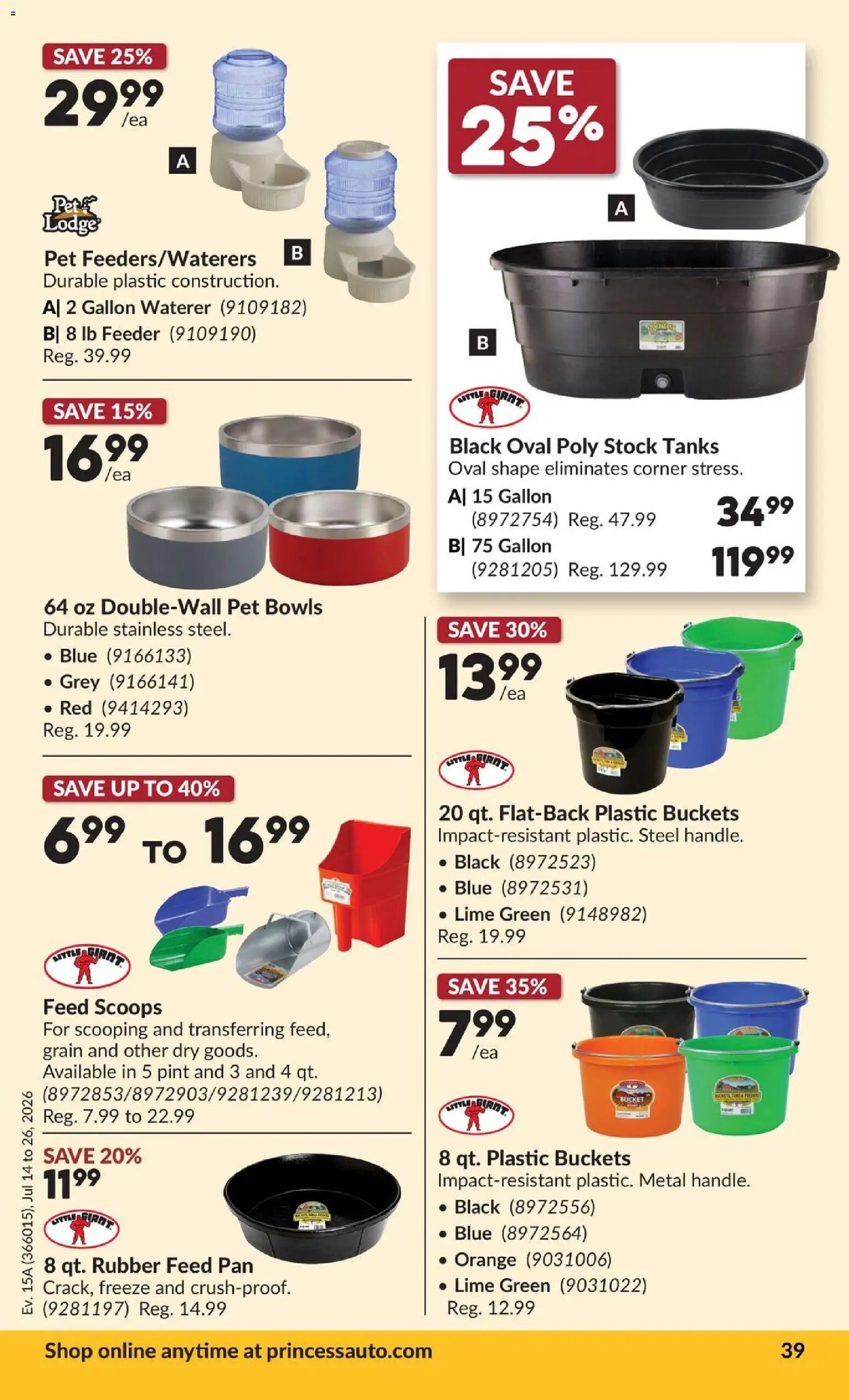 Princess Auto flyer - 2 Week Sale!