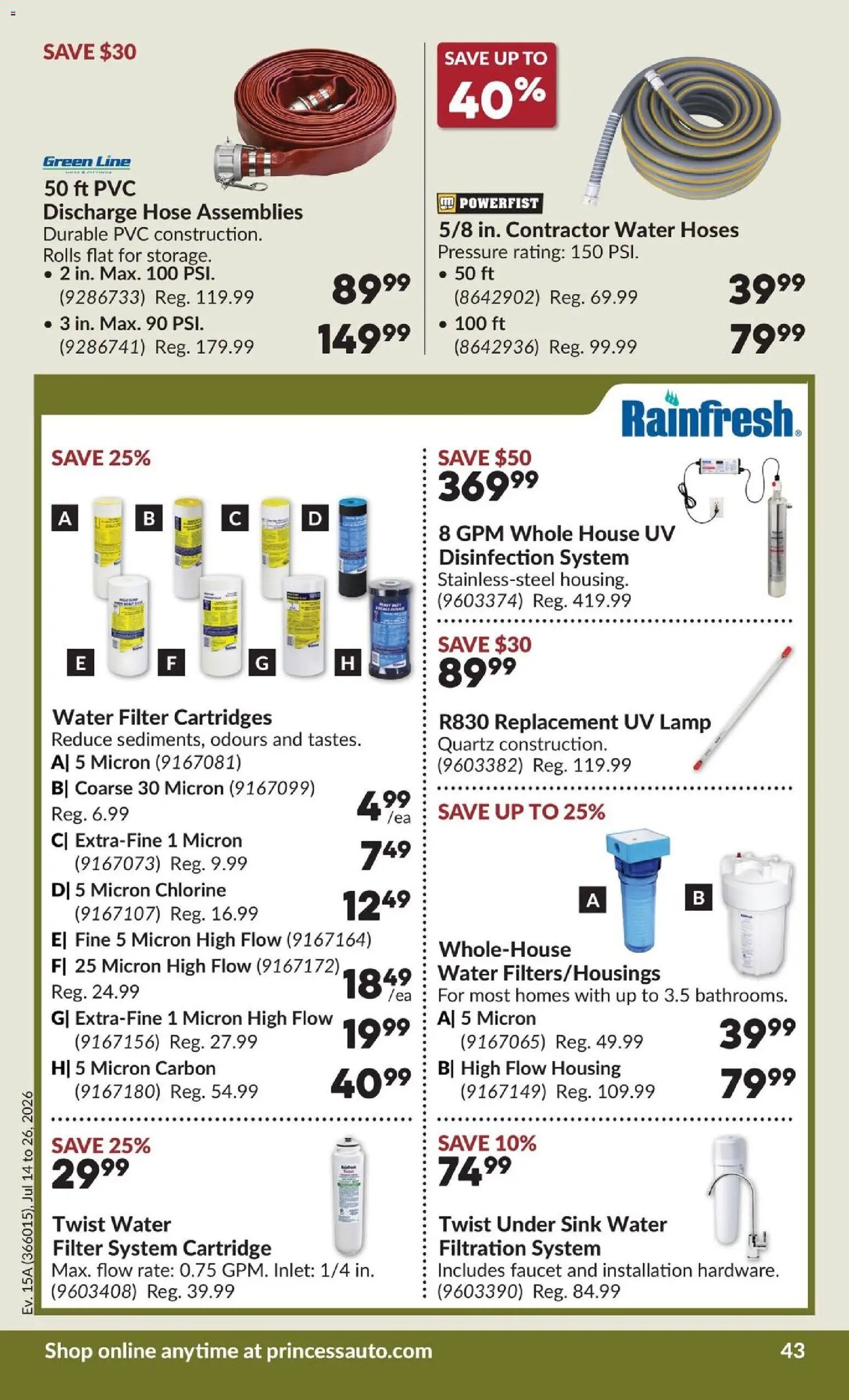 Princess Auto flyer - 2 Week Sale!