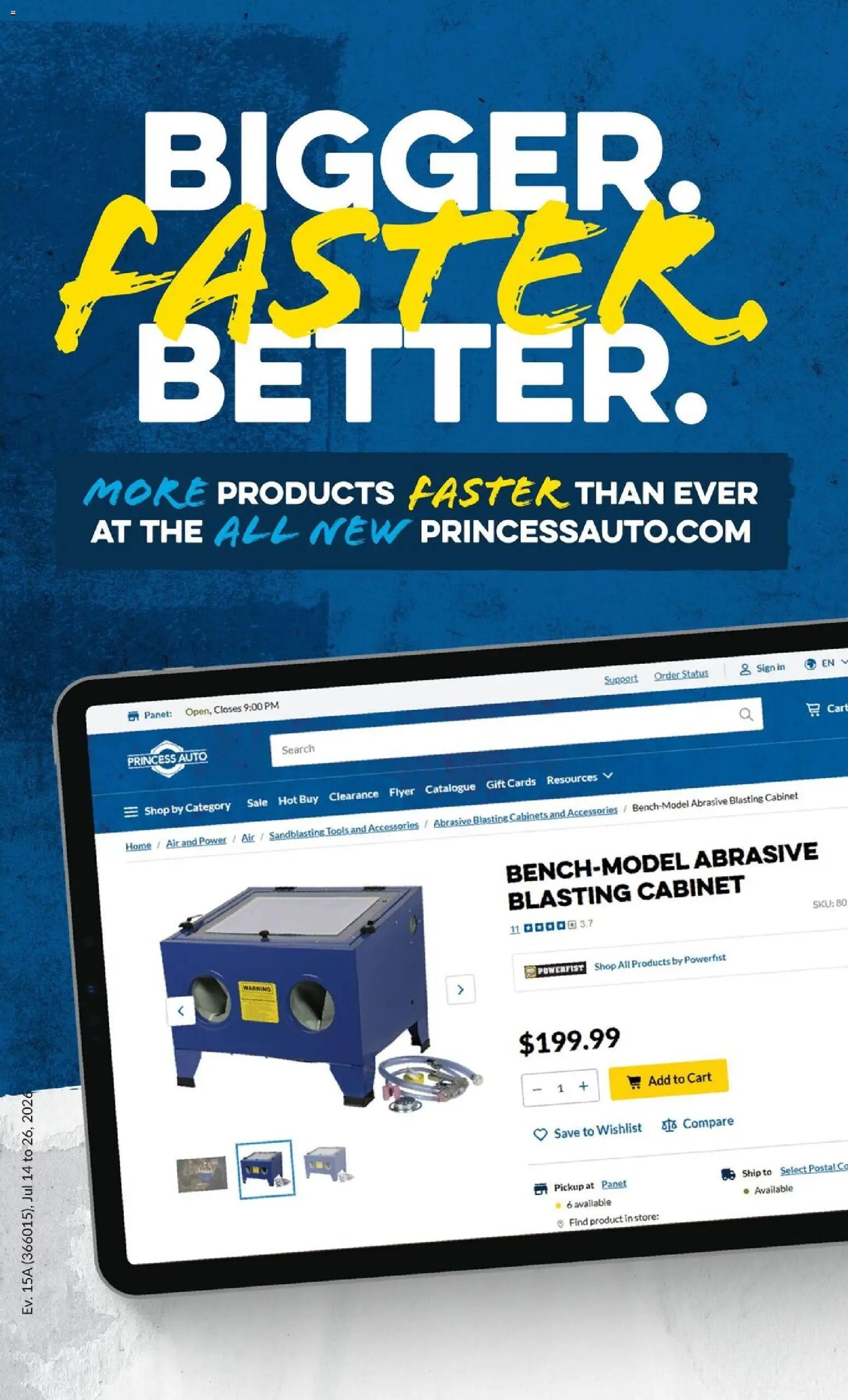 Princess Auto flyer - 2 Week Sale!