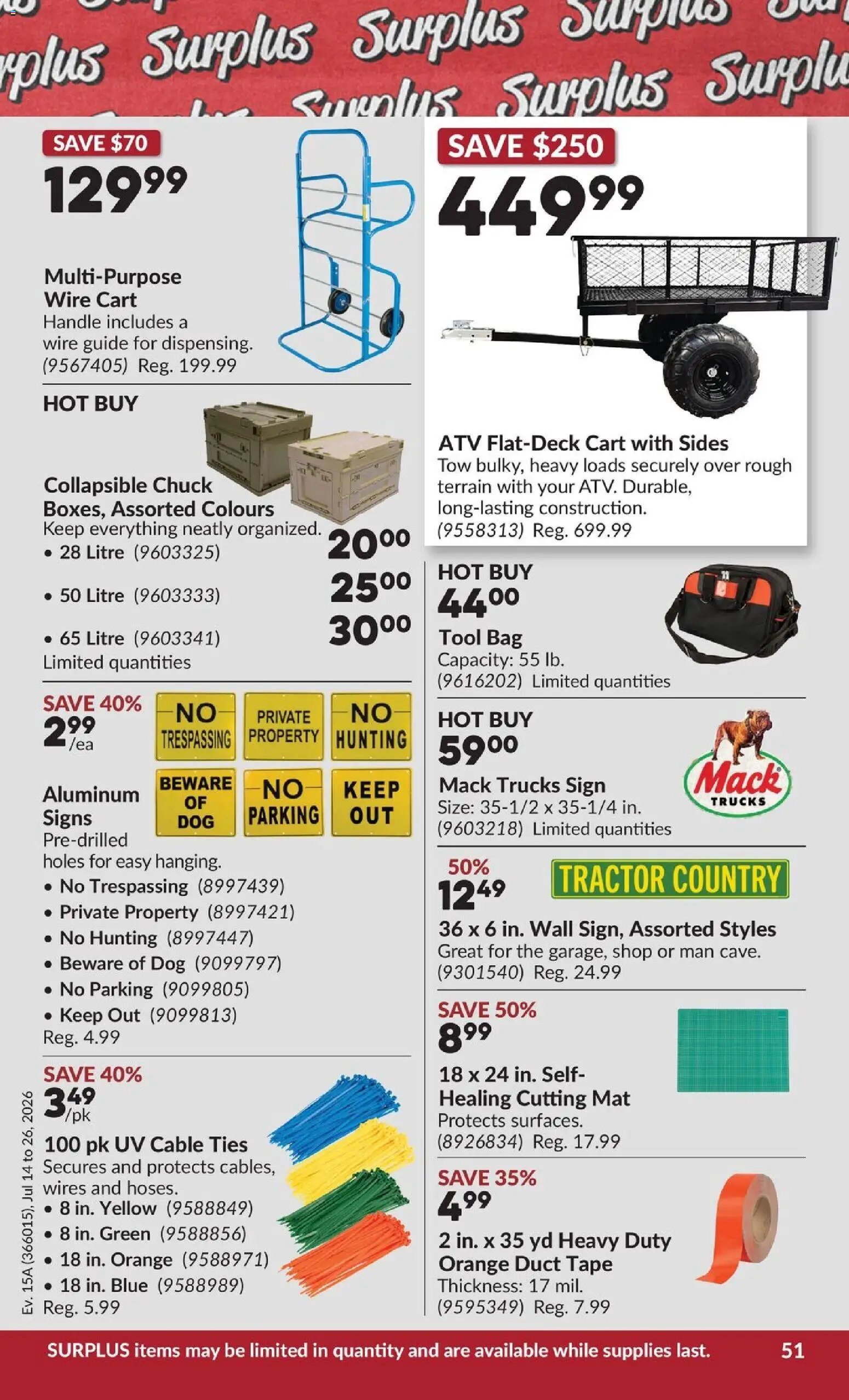 Princess Auto flyer - 2 Week Sale!