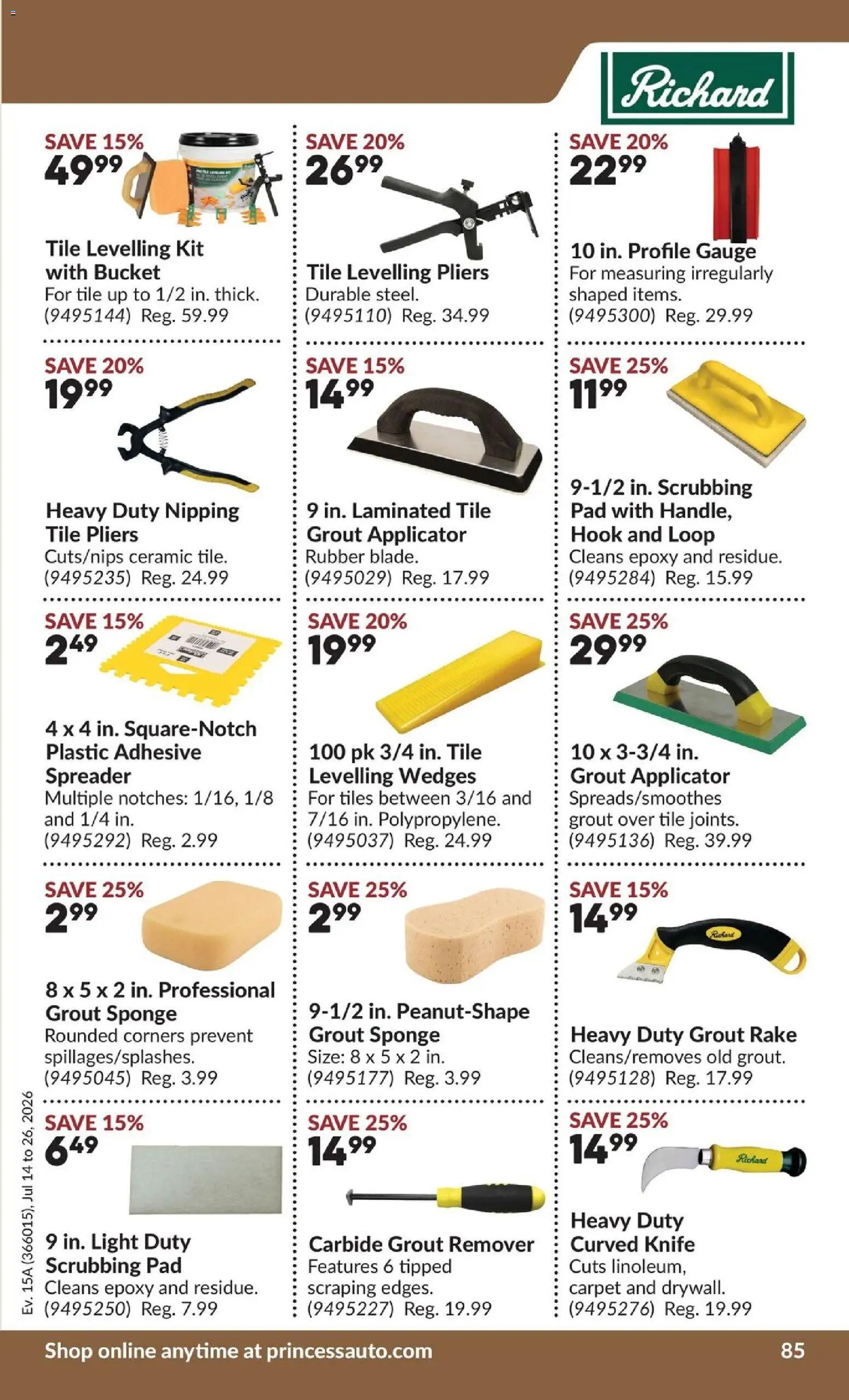 Princess Auto flyer - 2 Week Sale!