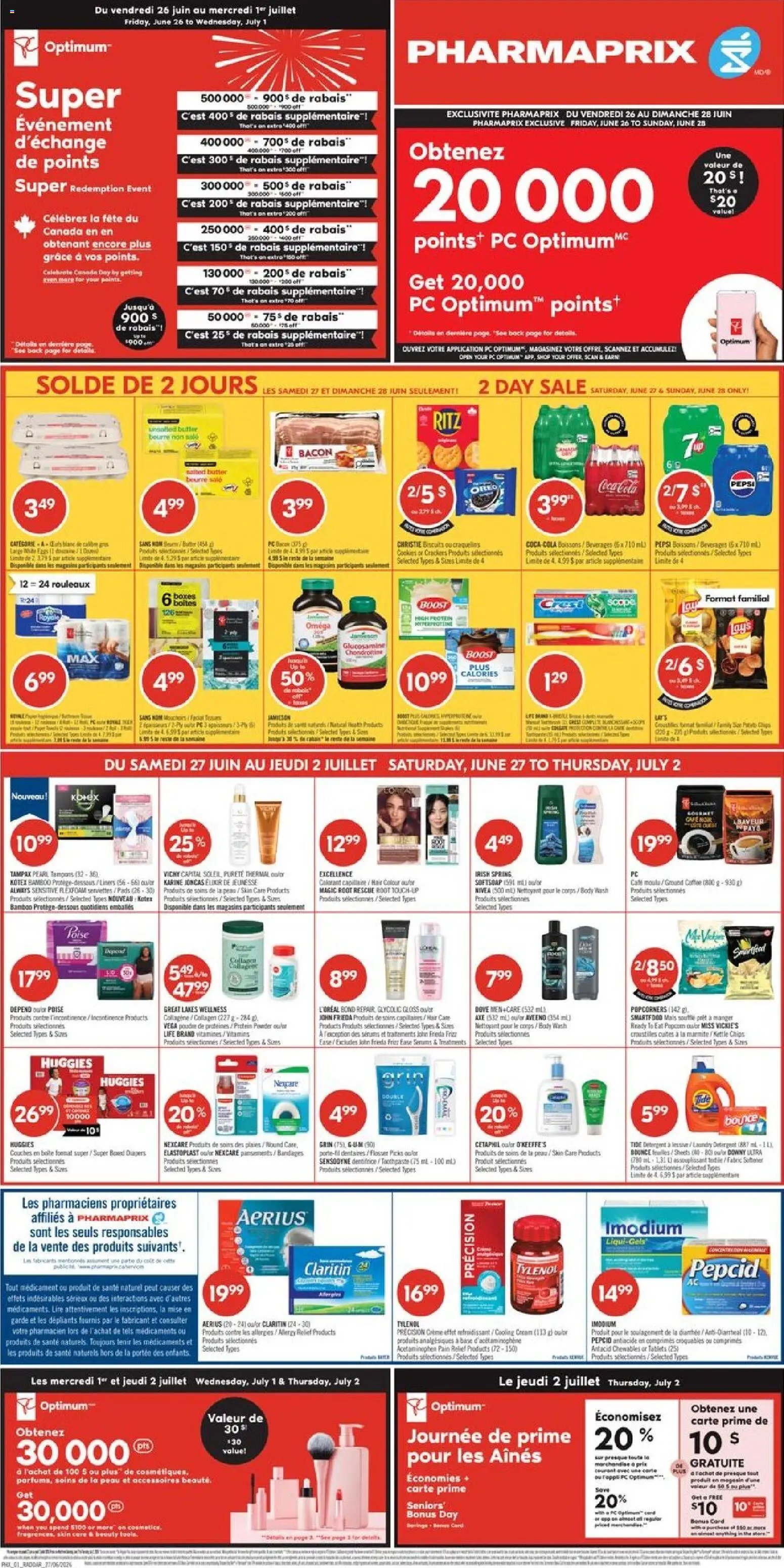 Pharmaprix weekly flyer / circulaire