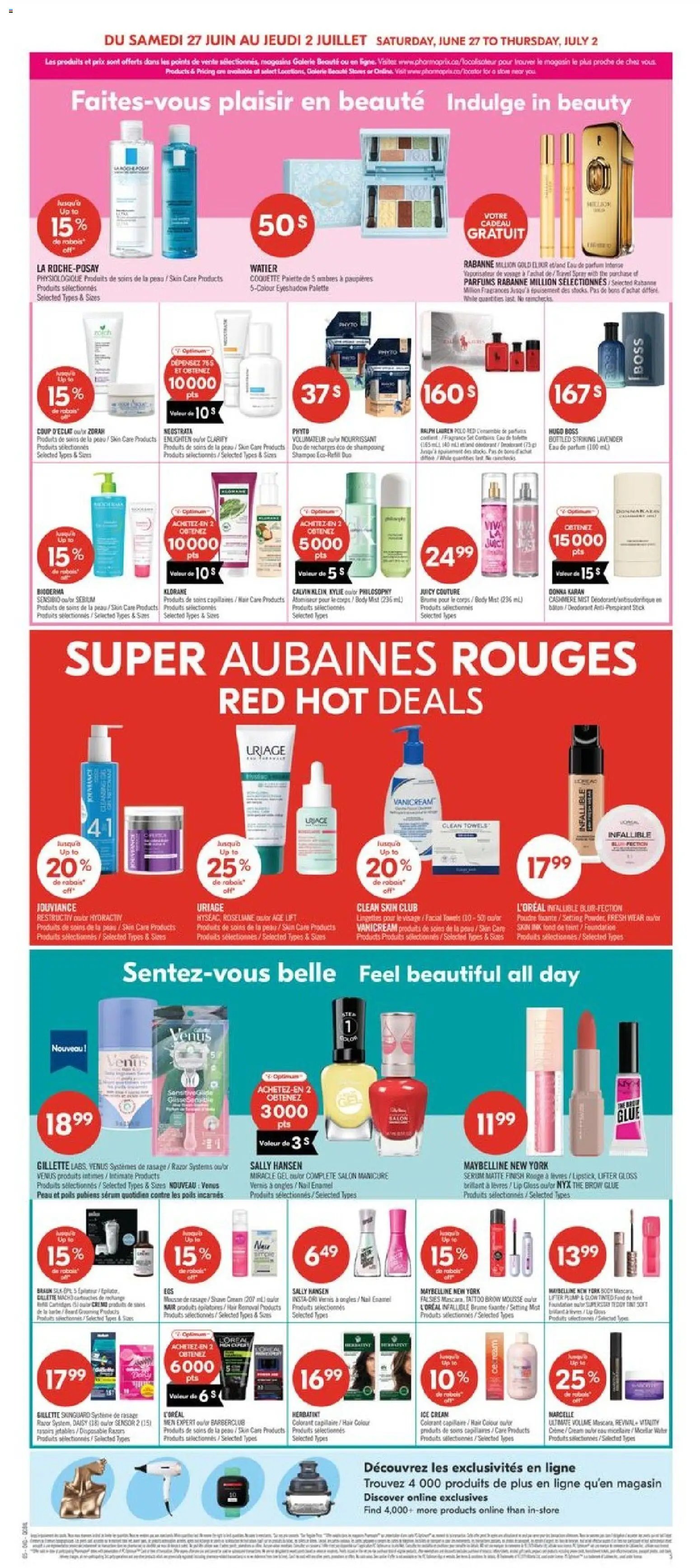 Pharmaprix weekly flyer / circulaire