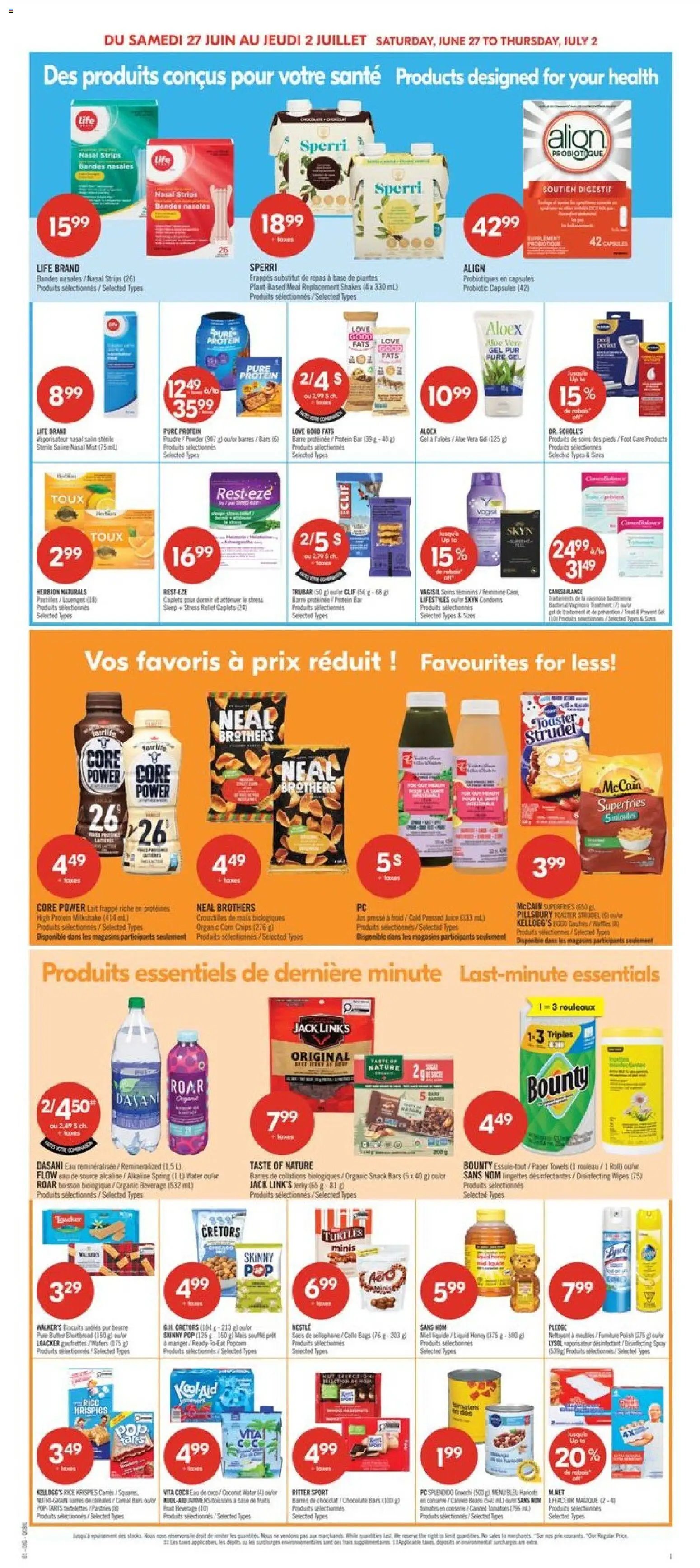 Pharmaprix weekly flyer / circulaire