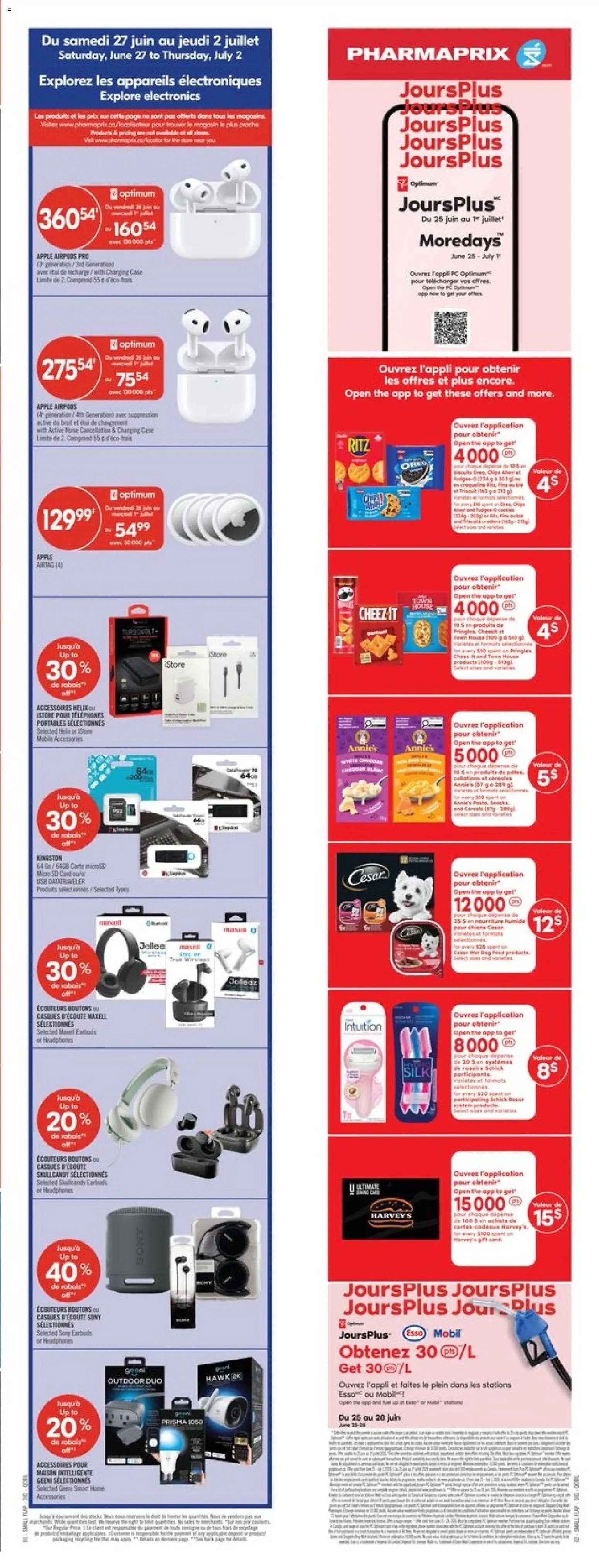 Pharmaprix weekly flyer / circulaire