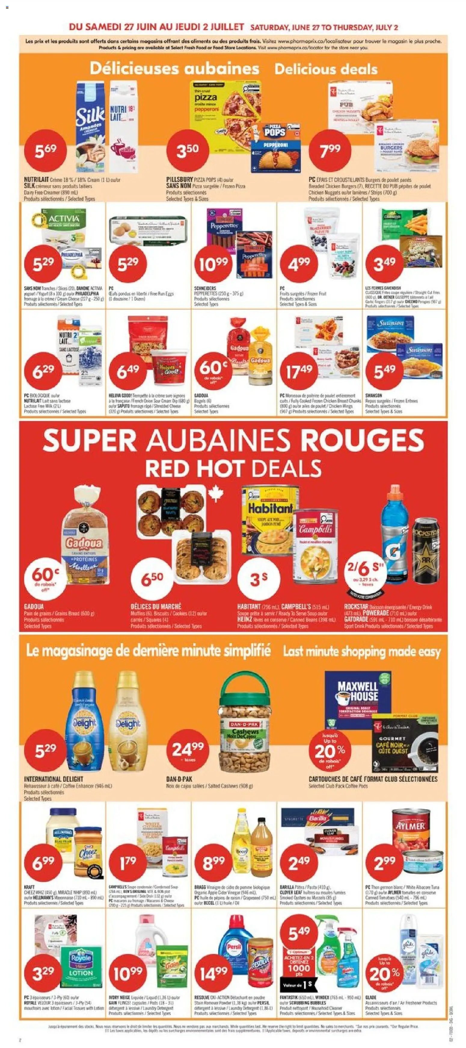 Pharmaprix weekly flyer / circulaire
