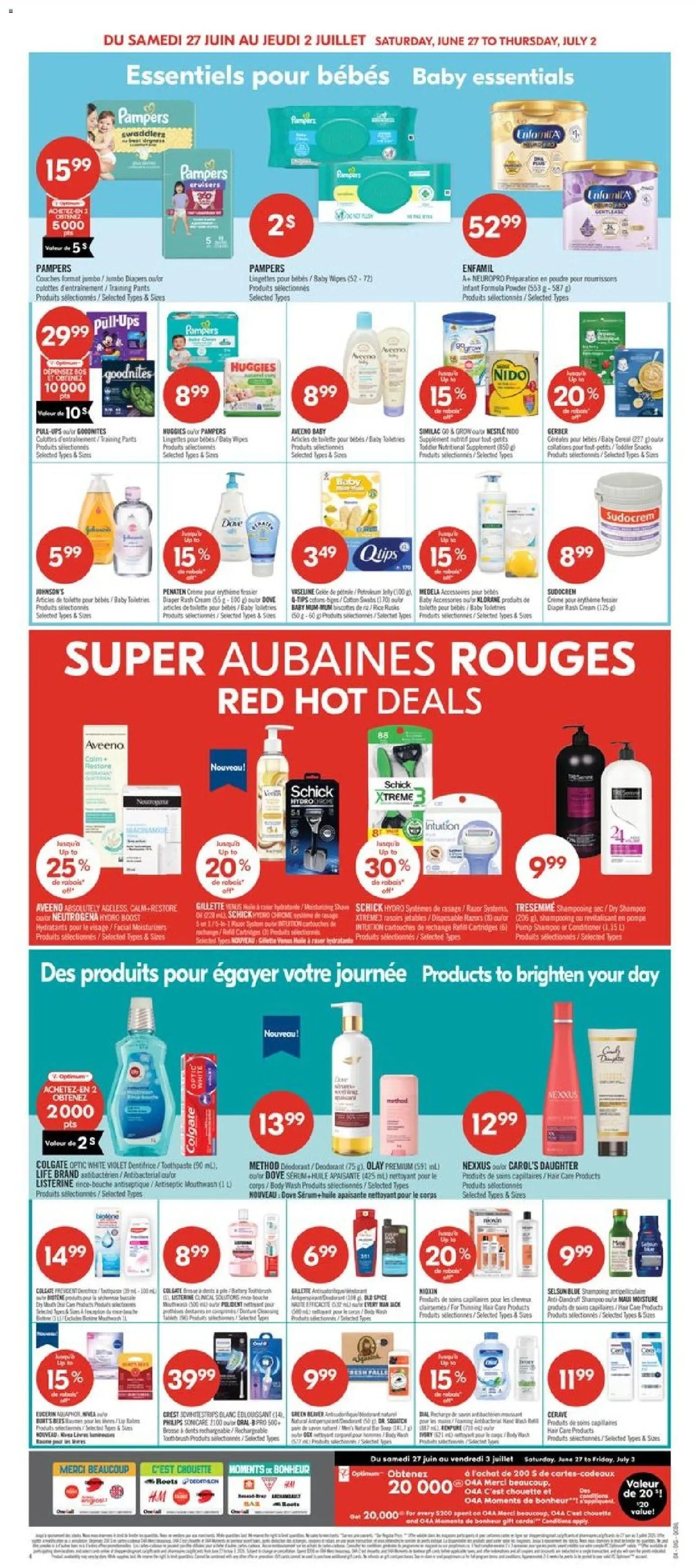 Pharmaprix weekly flyer / circulaire