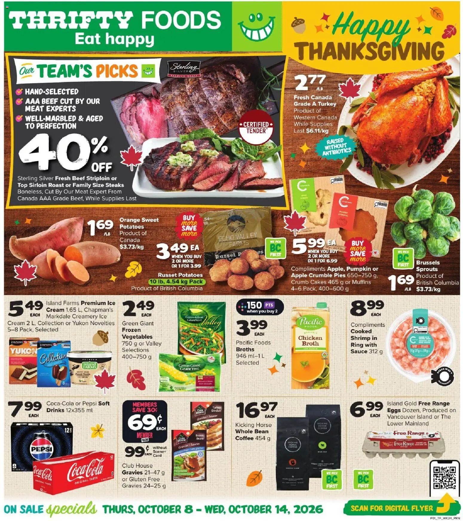 Thrifty Foods weekly flyer / circulaire