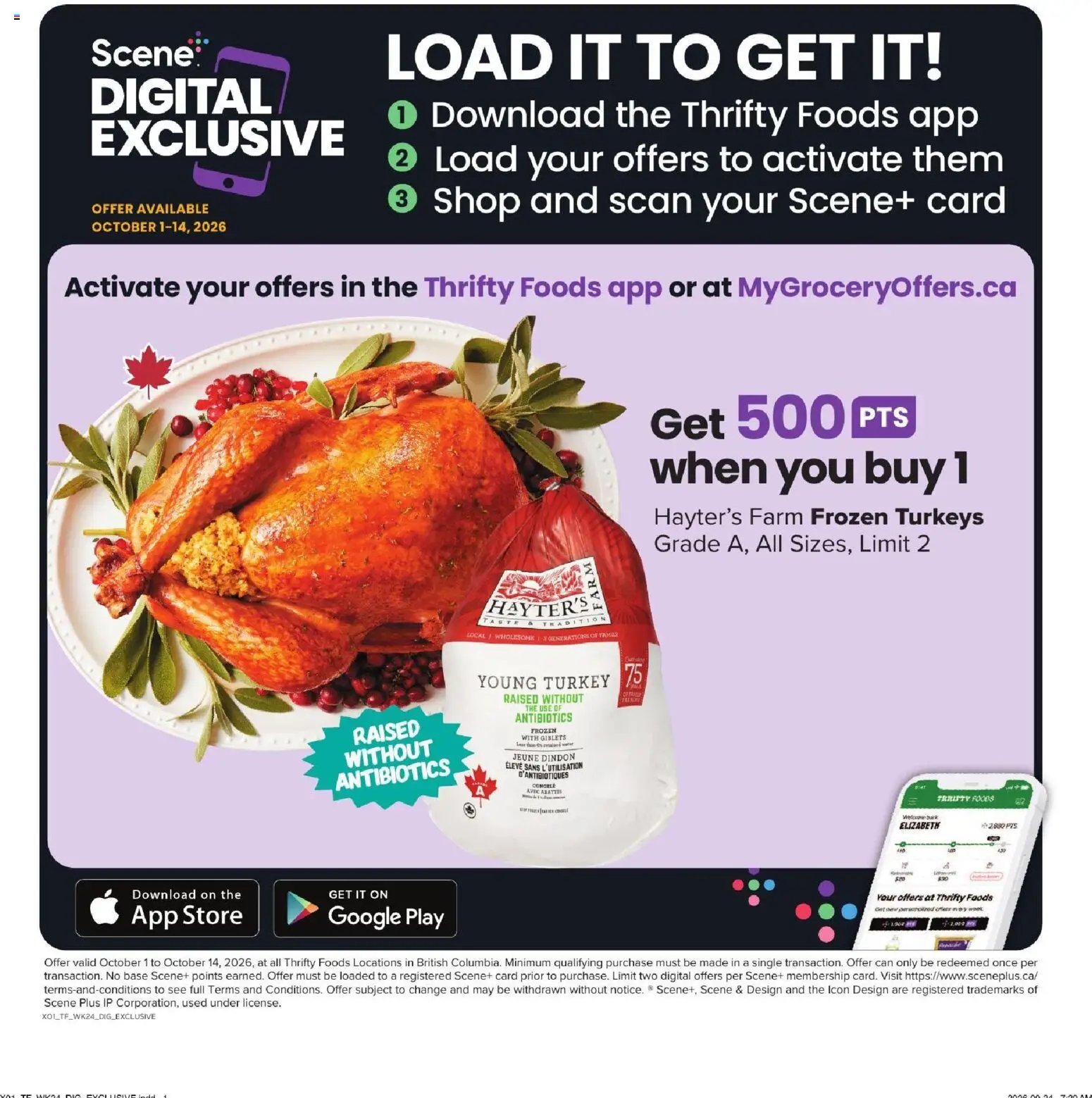 Thrifty Foods weekly flyer / circulaire