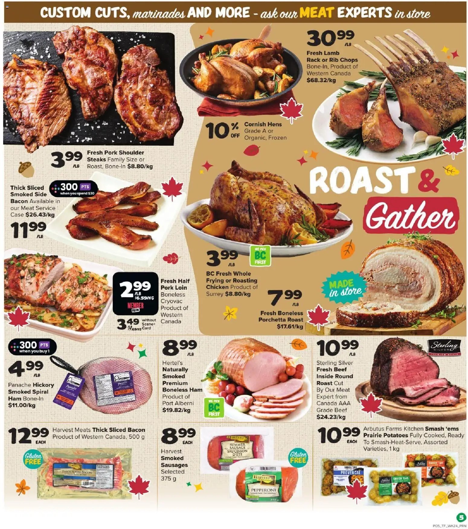Thrifty Foods weekly flyer / circulaire