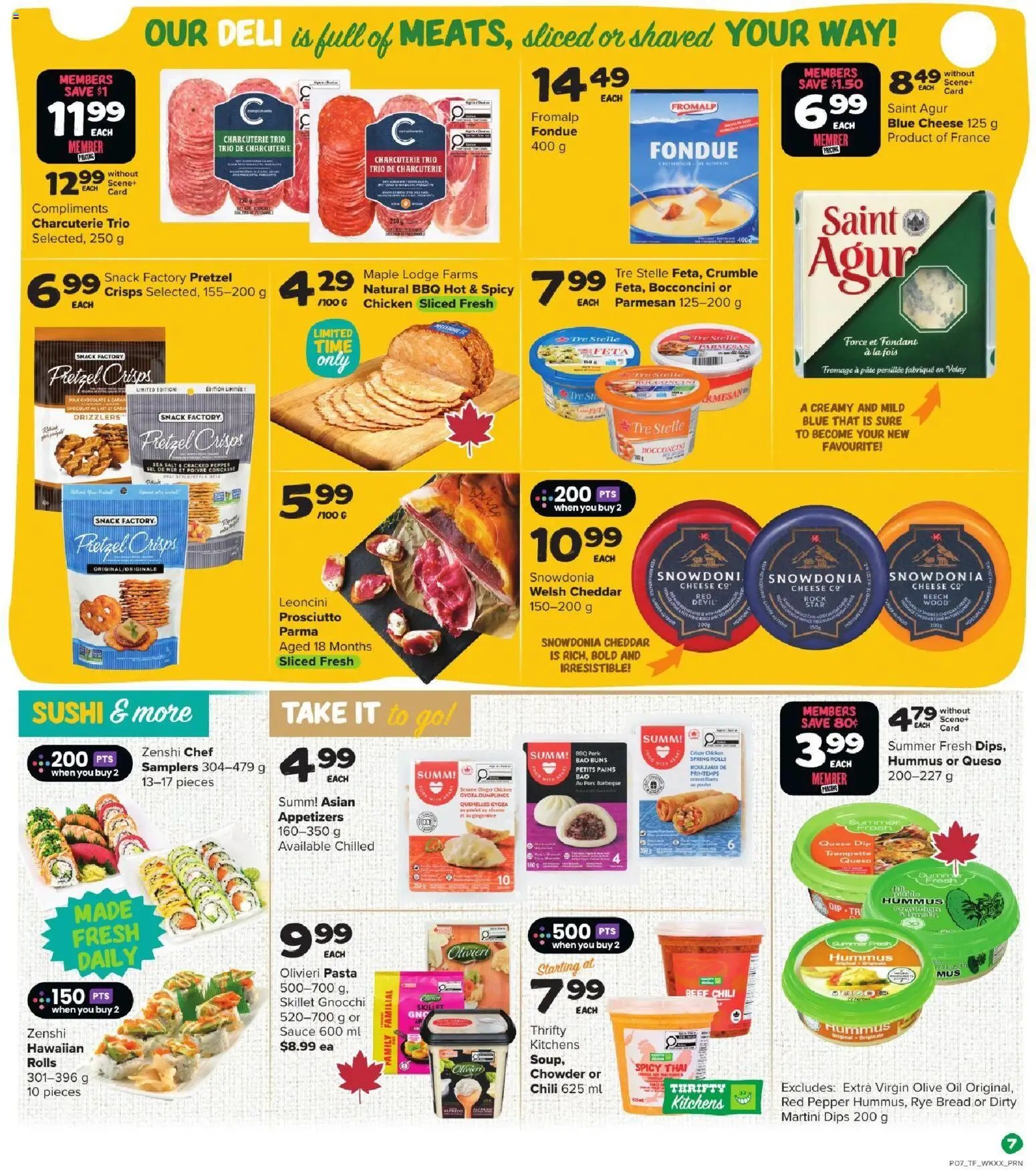 Thrifty Foods weekly flyer / circulaire