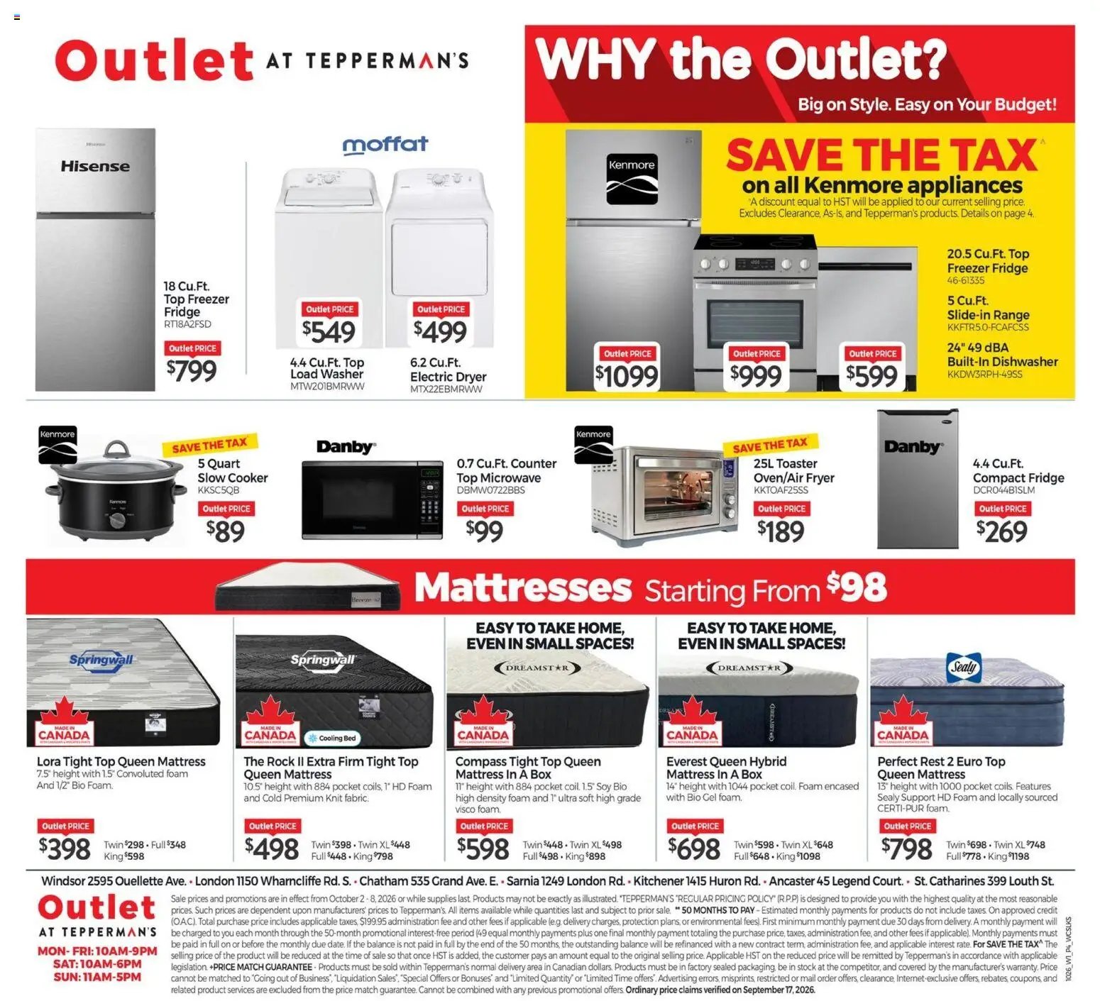 Tepperman's weekly flyer / circulaire