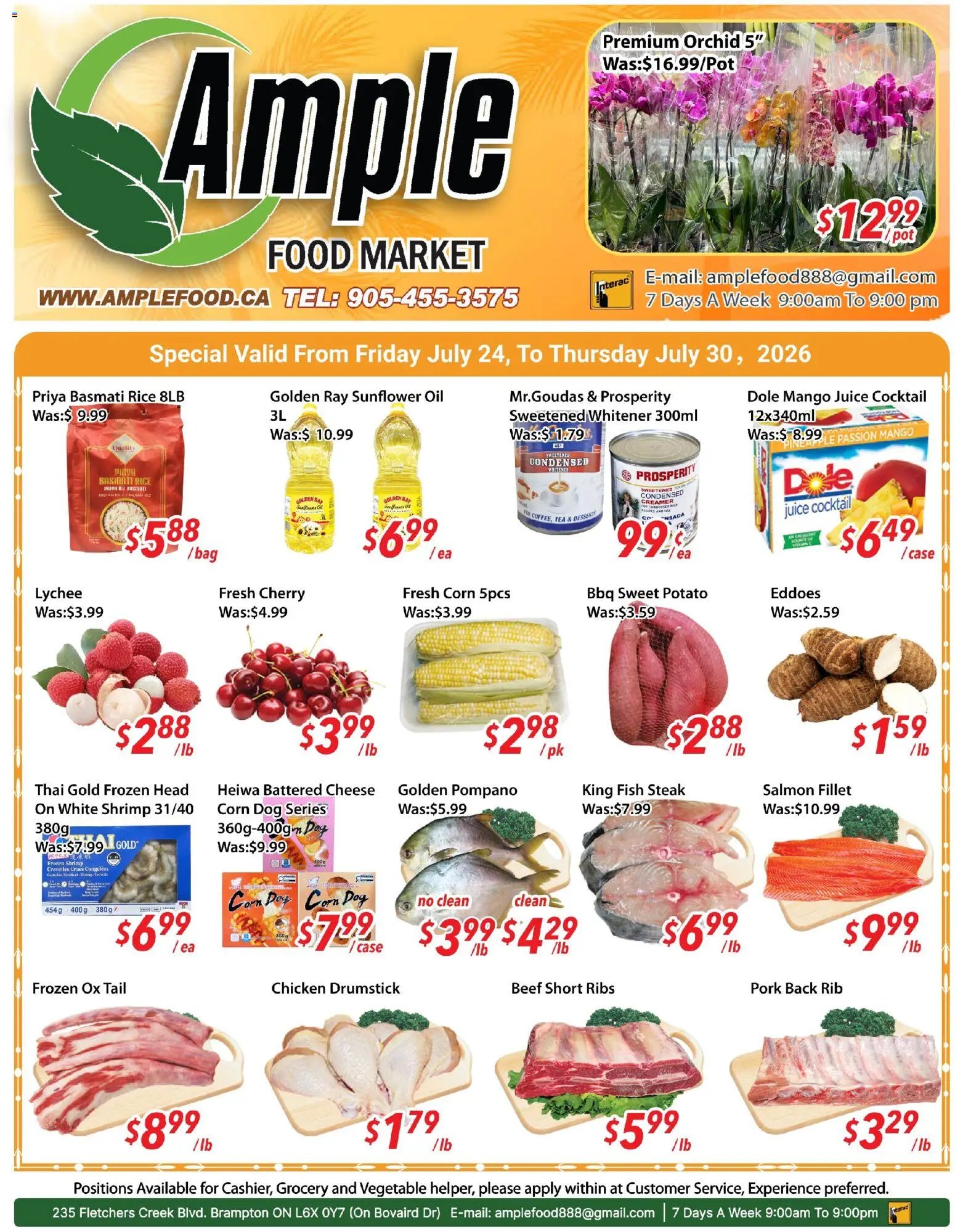Ample Food Market weekly flyer / circulaire