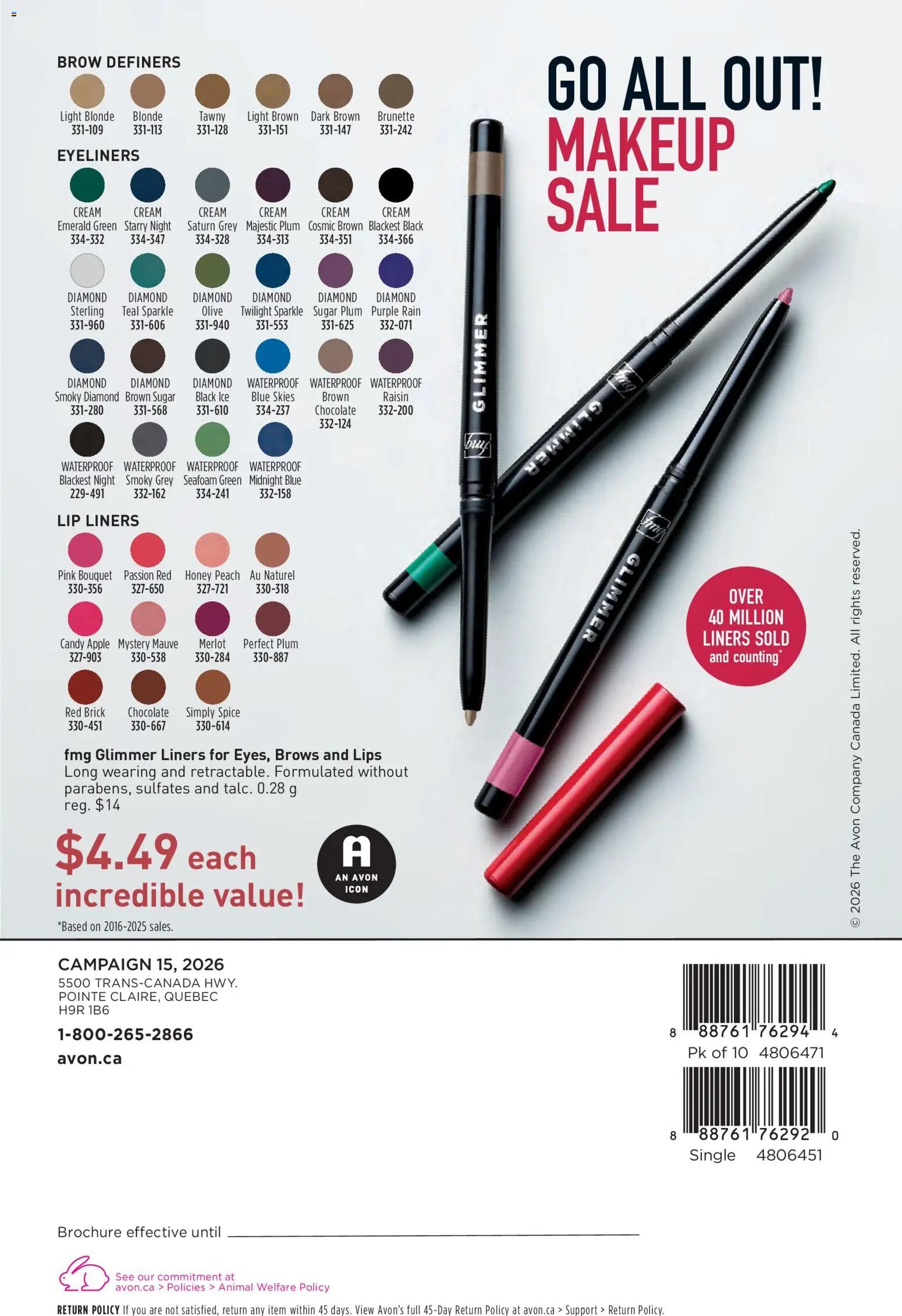 Avon Brochure Campaign