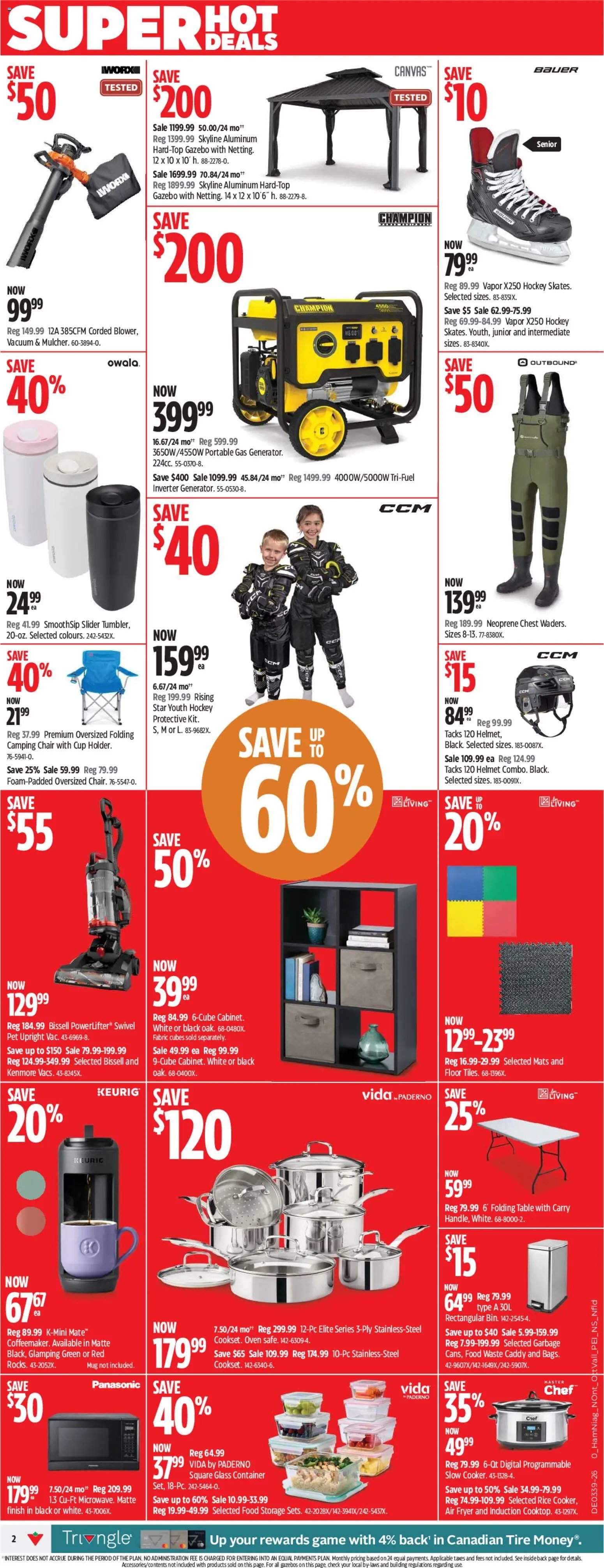 Canadian Tire flyer - Fall super sale