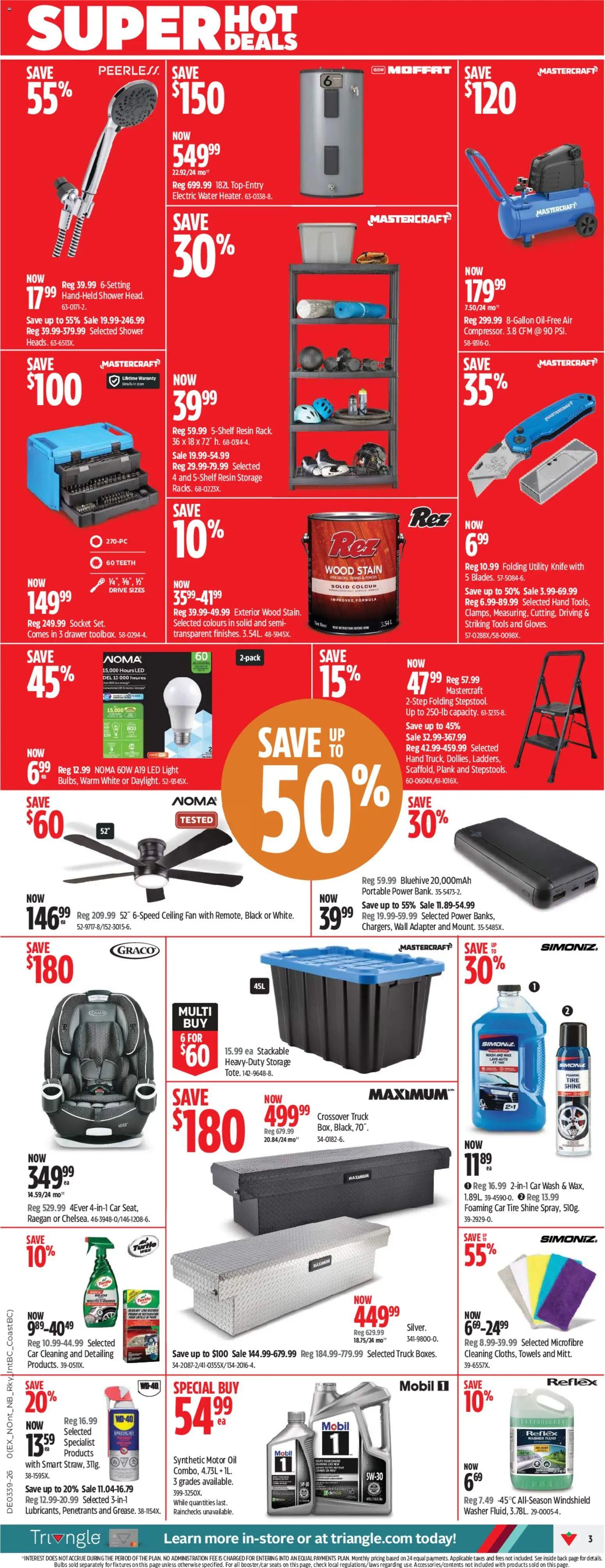 Canadian Tire flyer - Fall super sale