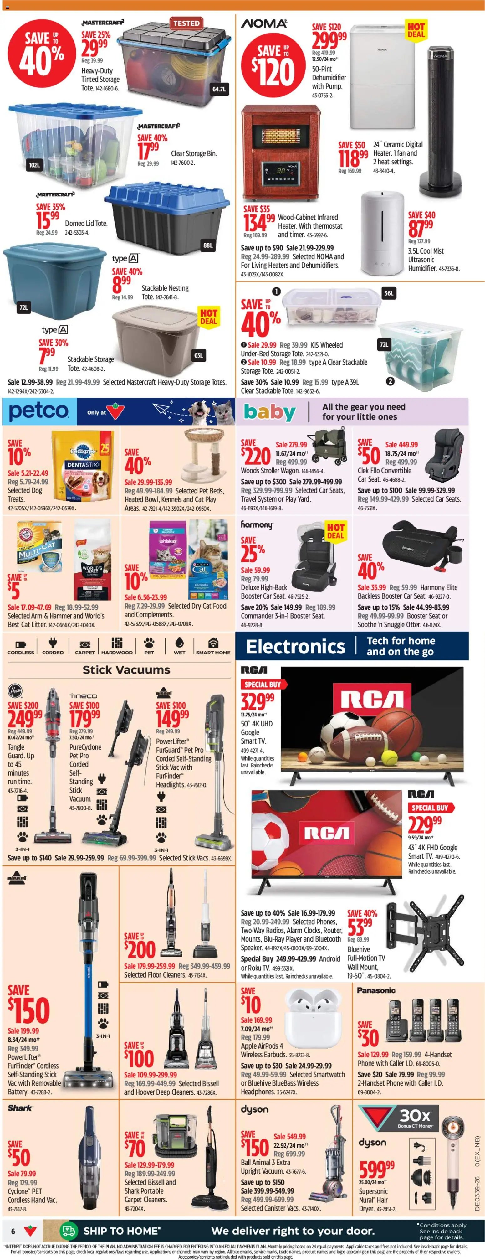 Canadian Tire flyer - Fall super sale