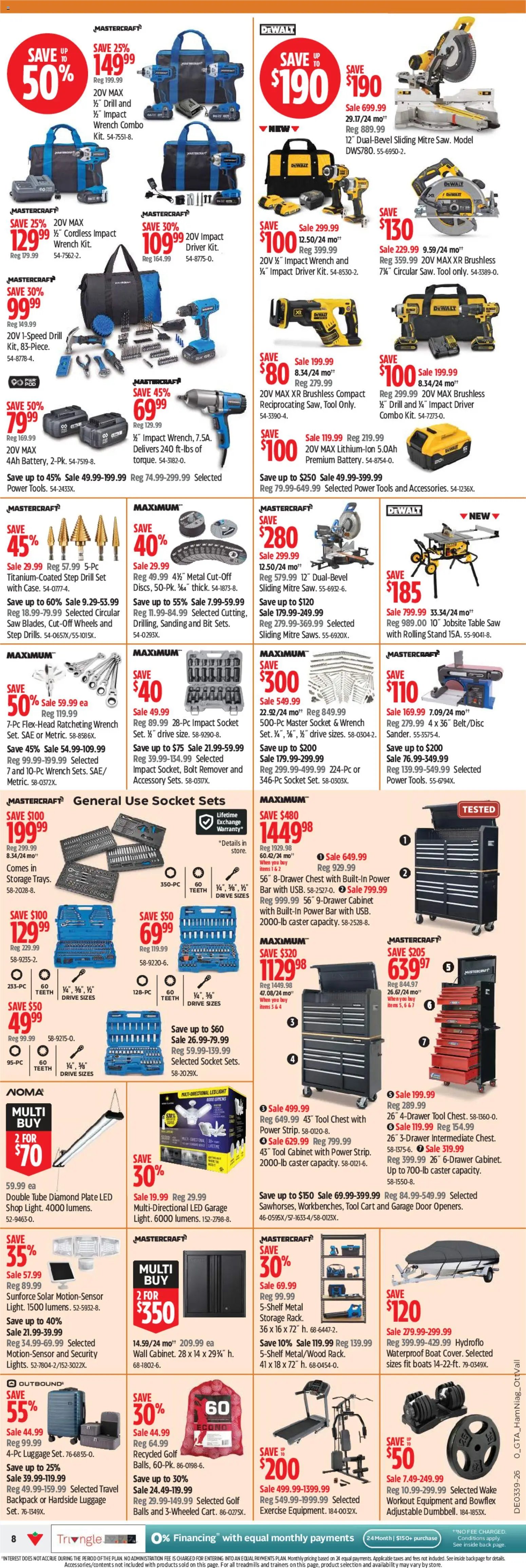 Canadian Tire flyer - Fall super sale