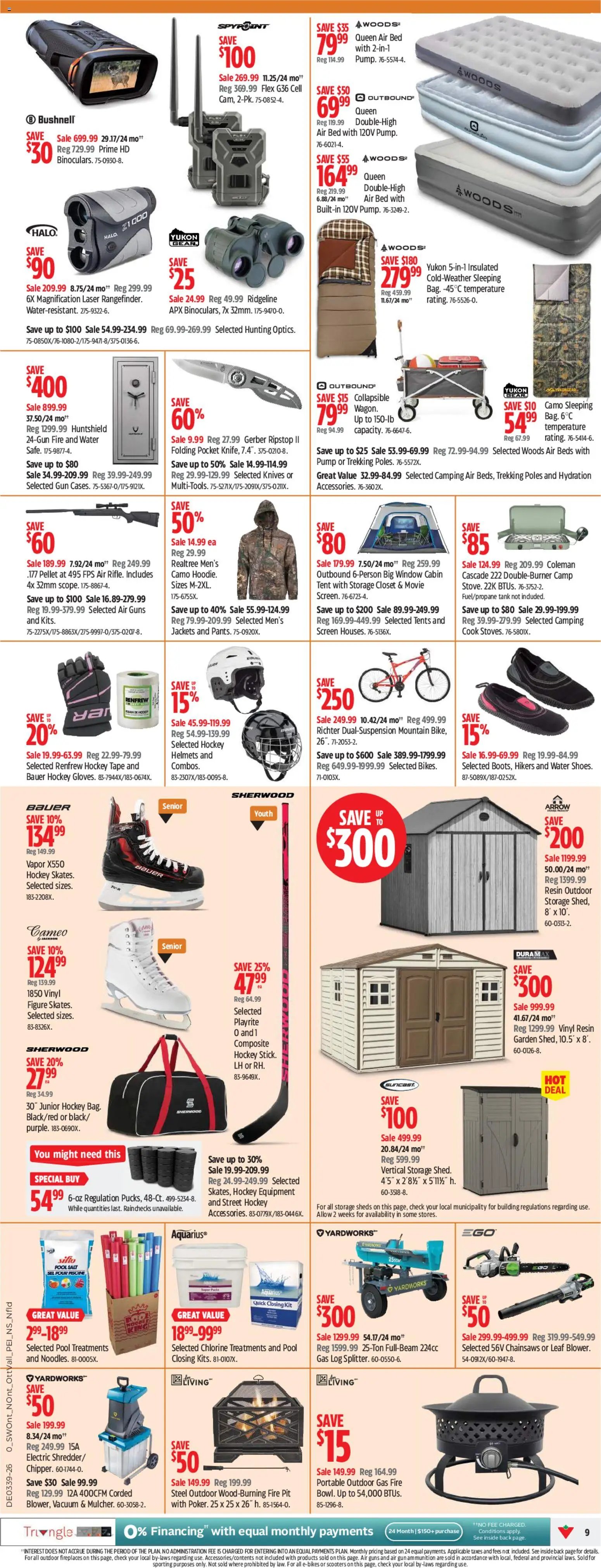 Canadian Tire flyer - Fall super sale