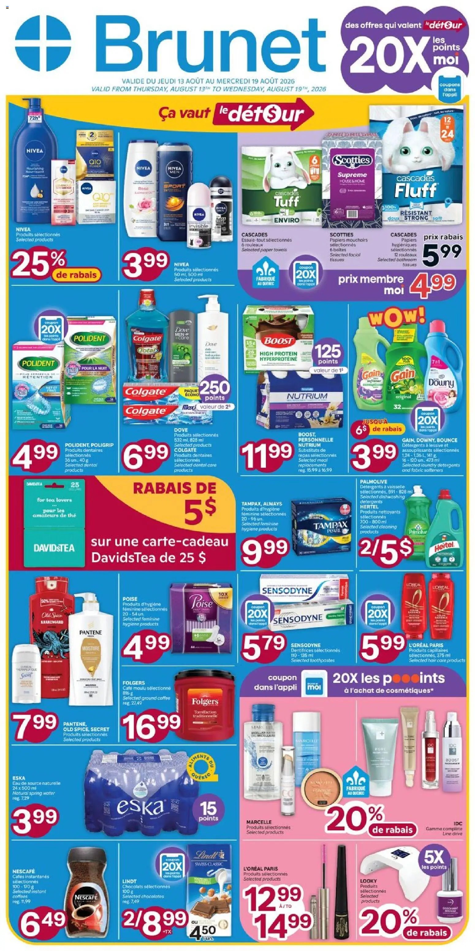Brunet weekly flyer / circulaire