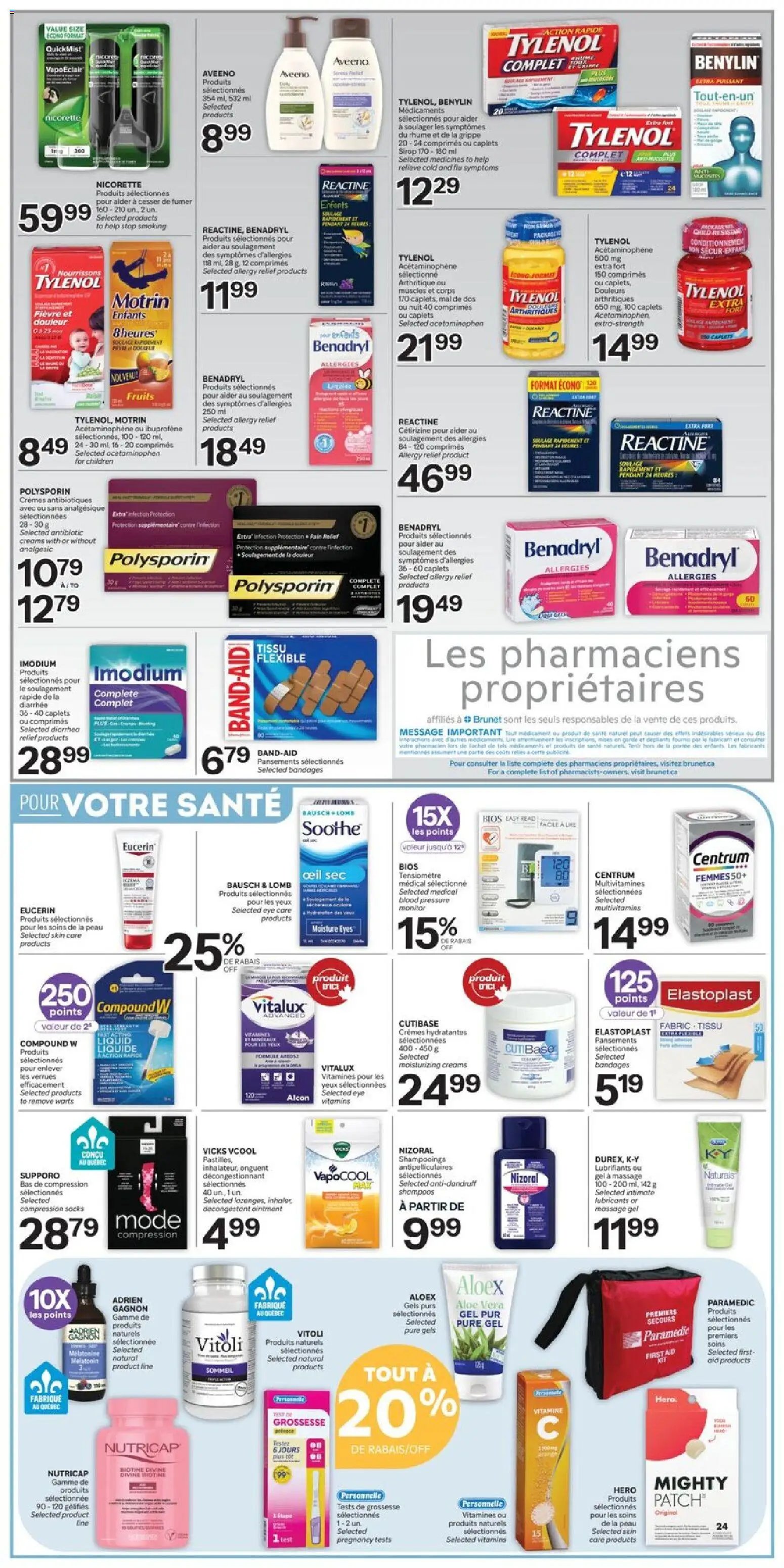 Brunet weekly flyer / circulaire