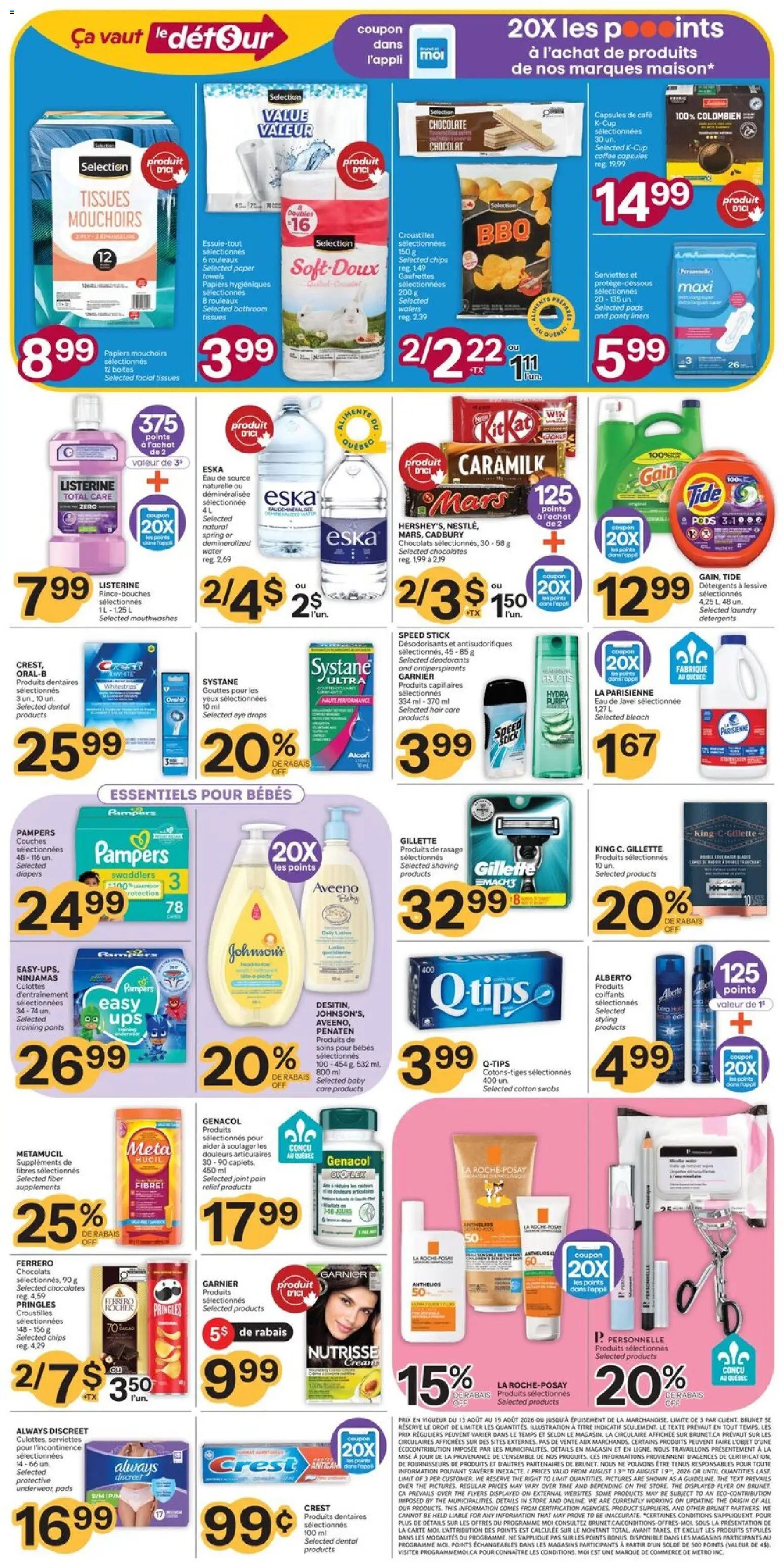 Brunet weekly flyer / circulaire