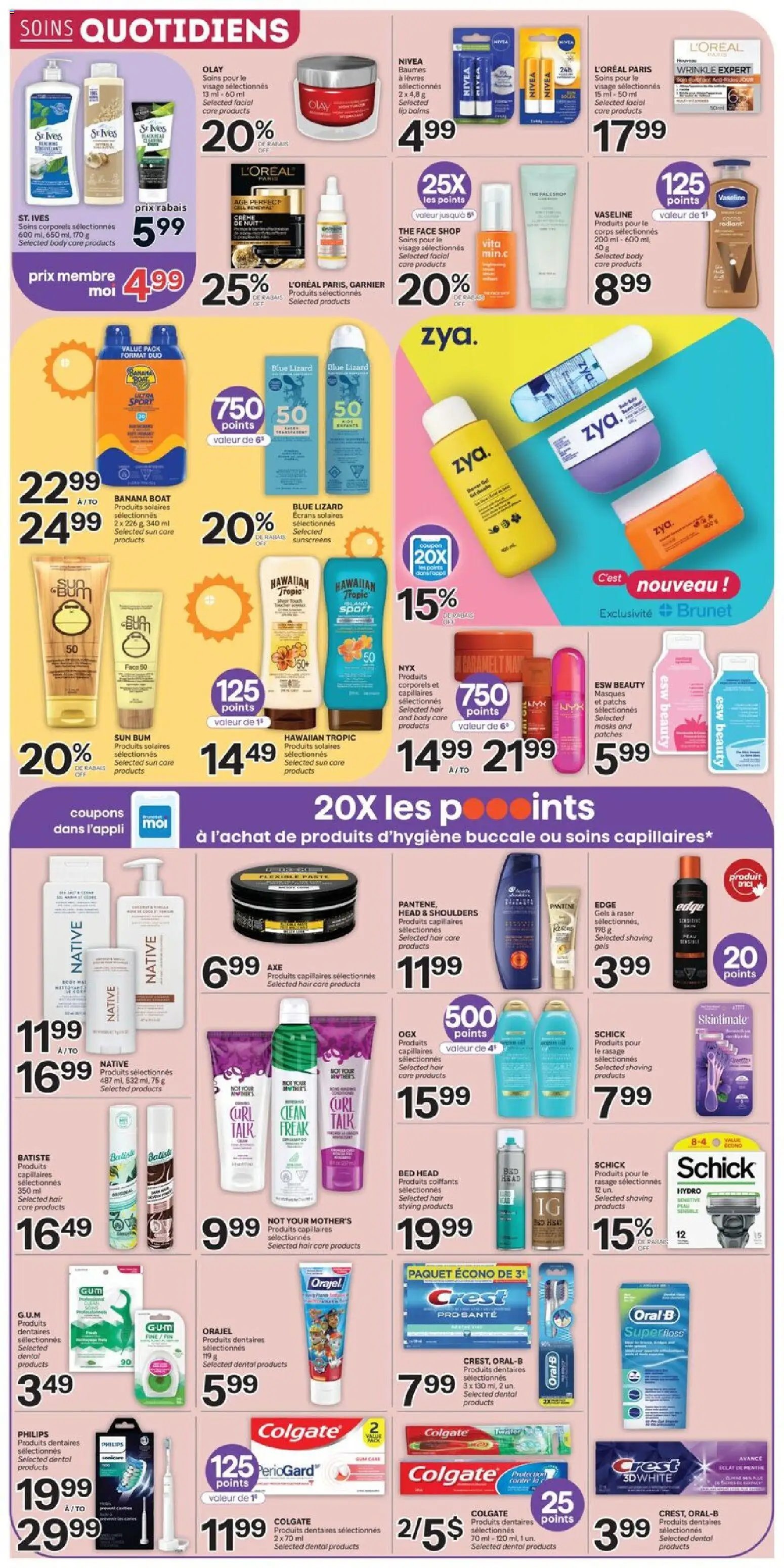 Brunet weekly flyer / circulaire