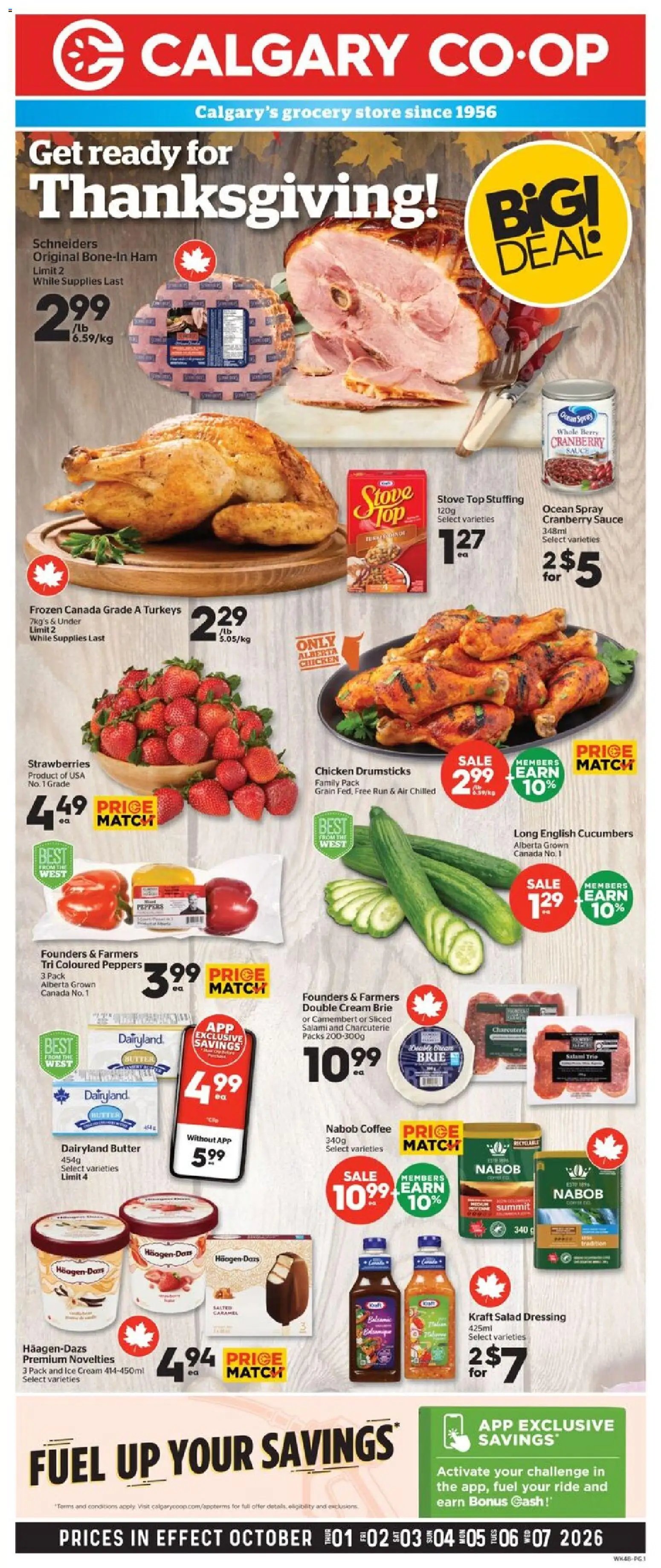 Calgary Co-op weekly flyer / circulaire