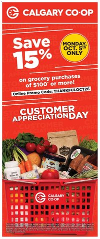 Calgary Co-op weekly flyer / circulaire