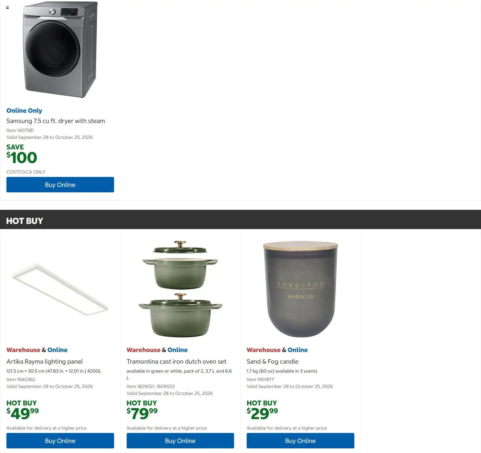 Costco weekly flyer