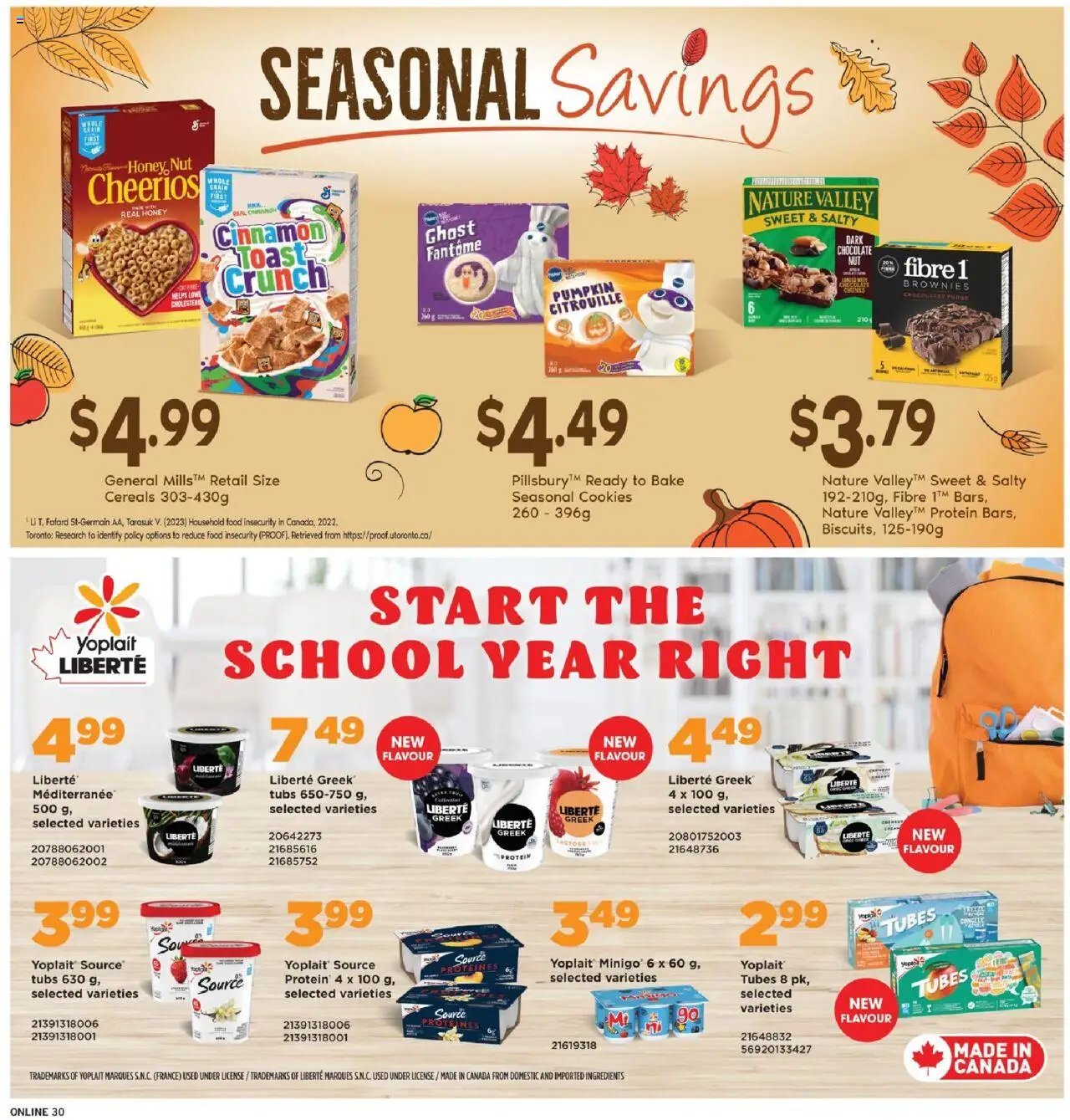 Fortinos weekly flyer / circulaire