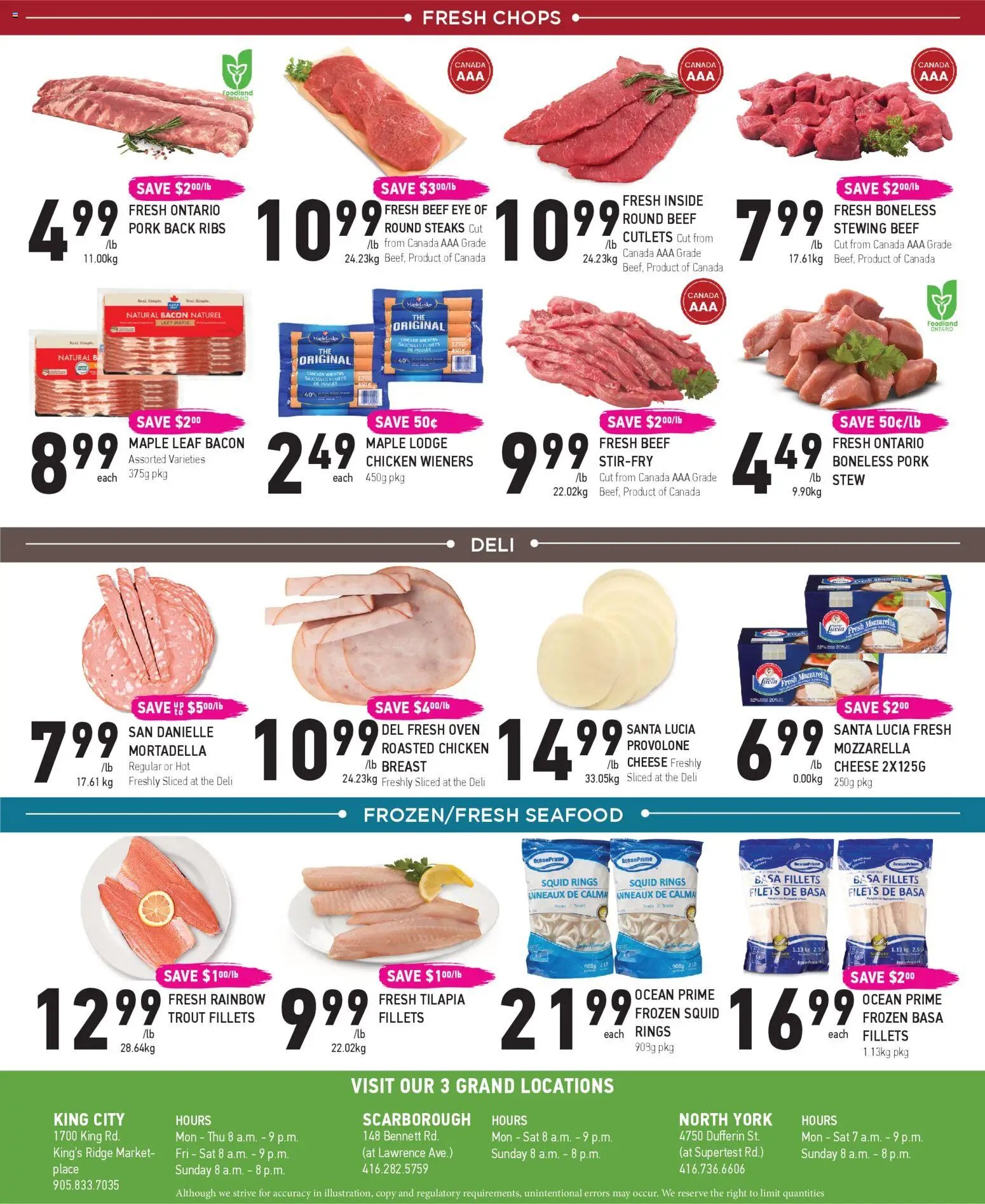 Coppas Fresh Market weekly flyer / circulaire