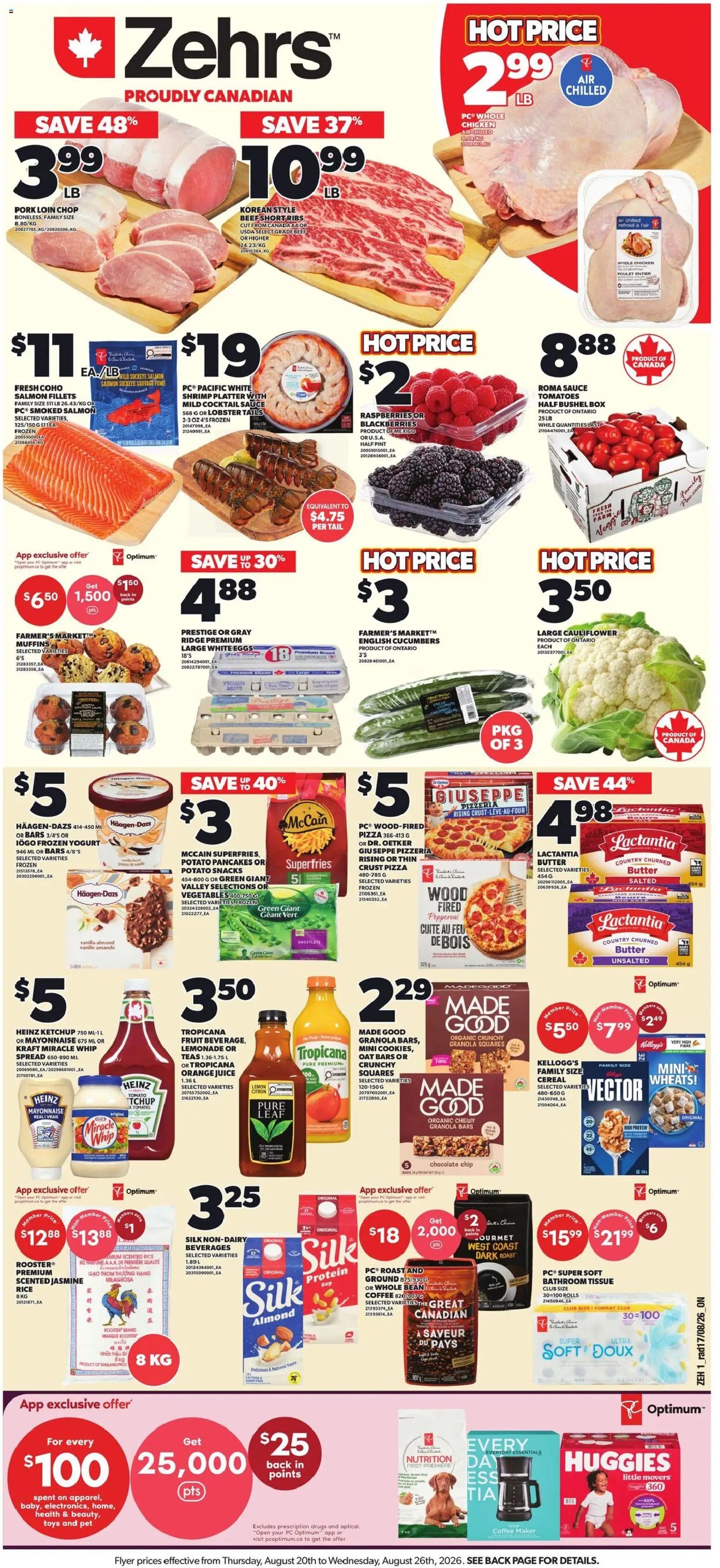 Zehrs weekly flyer / circulaire