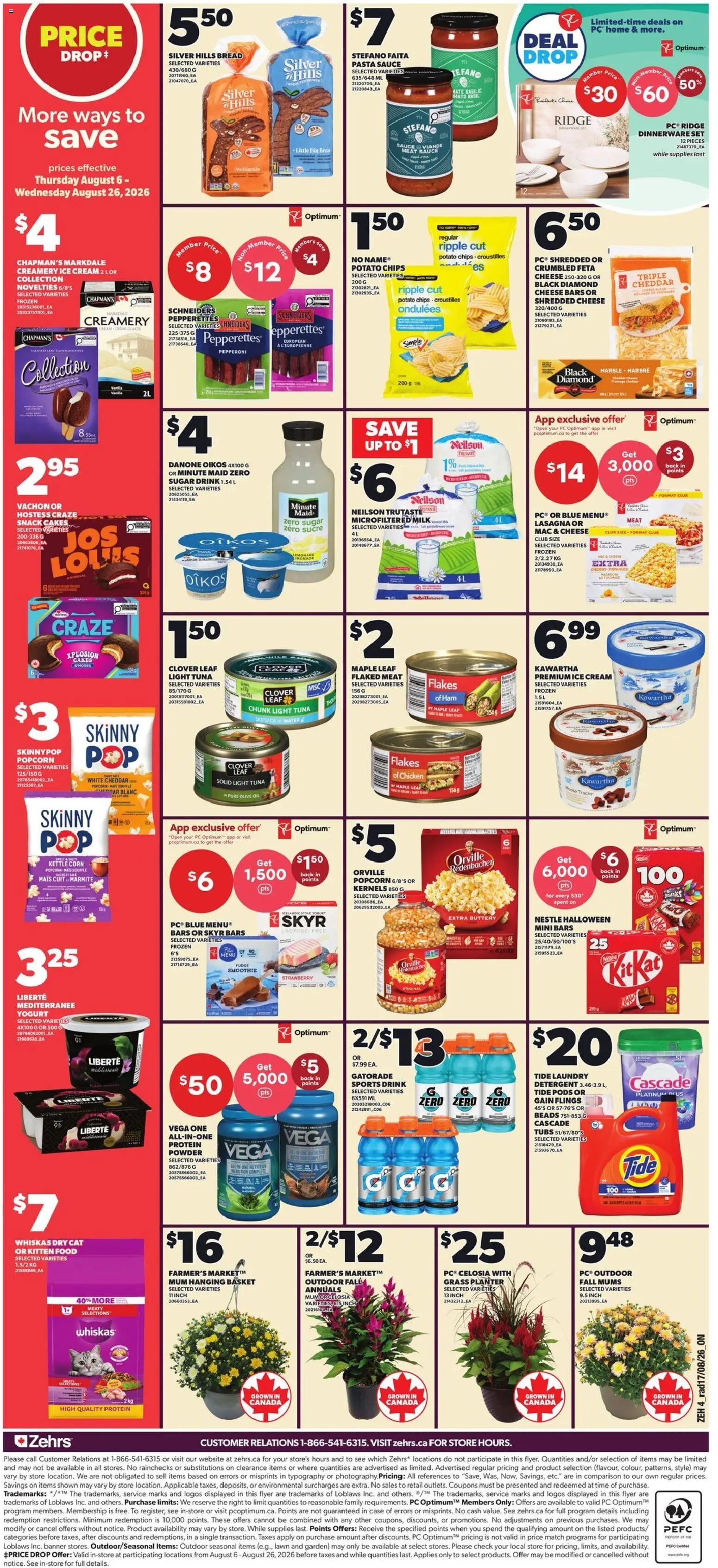 Zehrs weekly flyer / circulaire