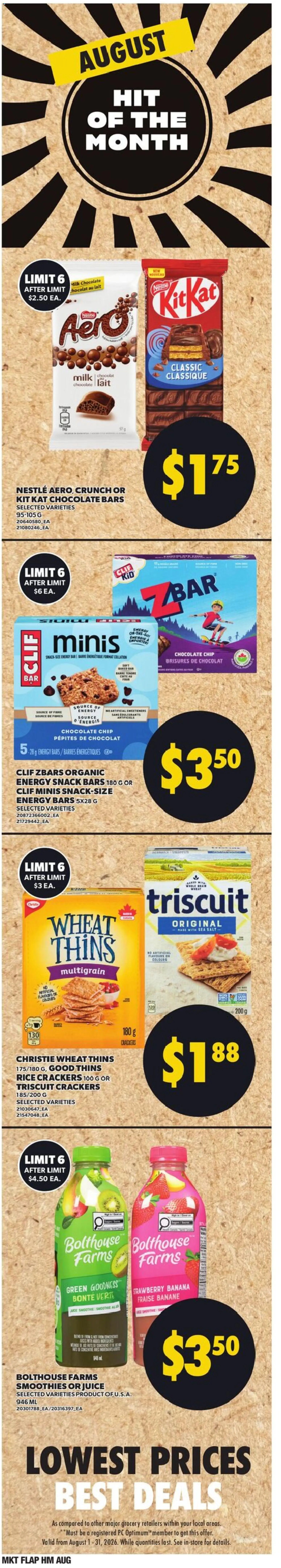Zehrs weekly flyer / circulaire