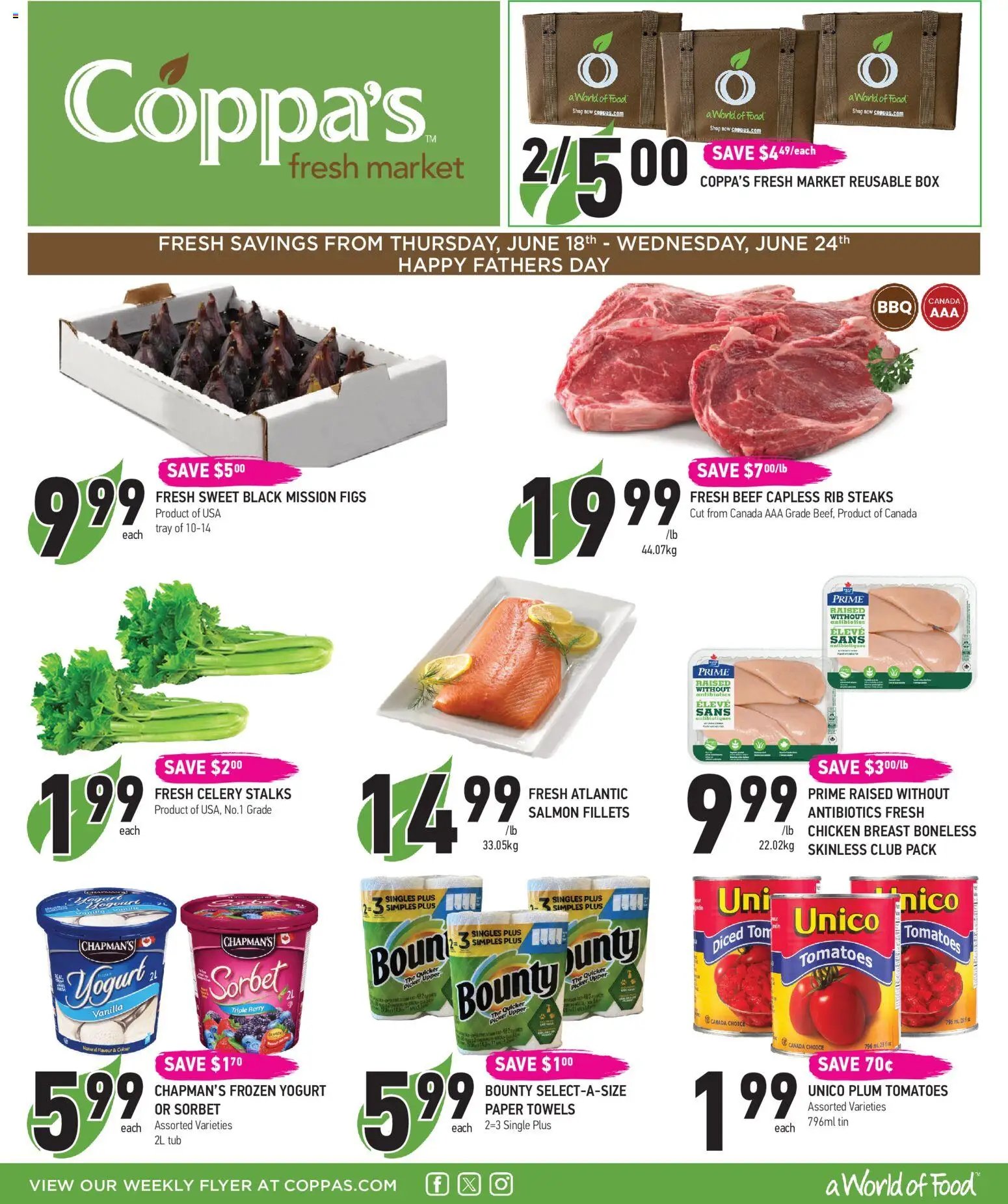 Coppas Fresh Market weekly flyer / circulaire