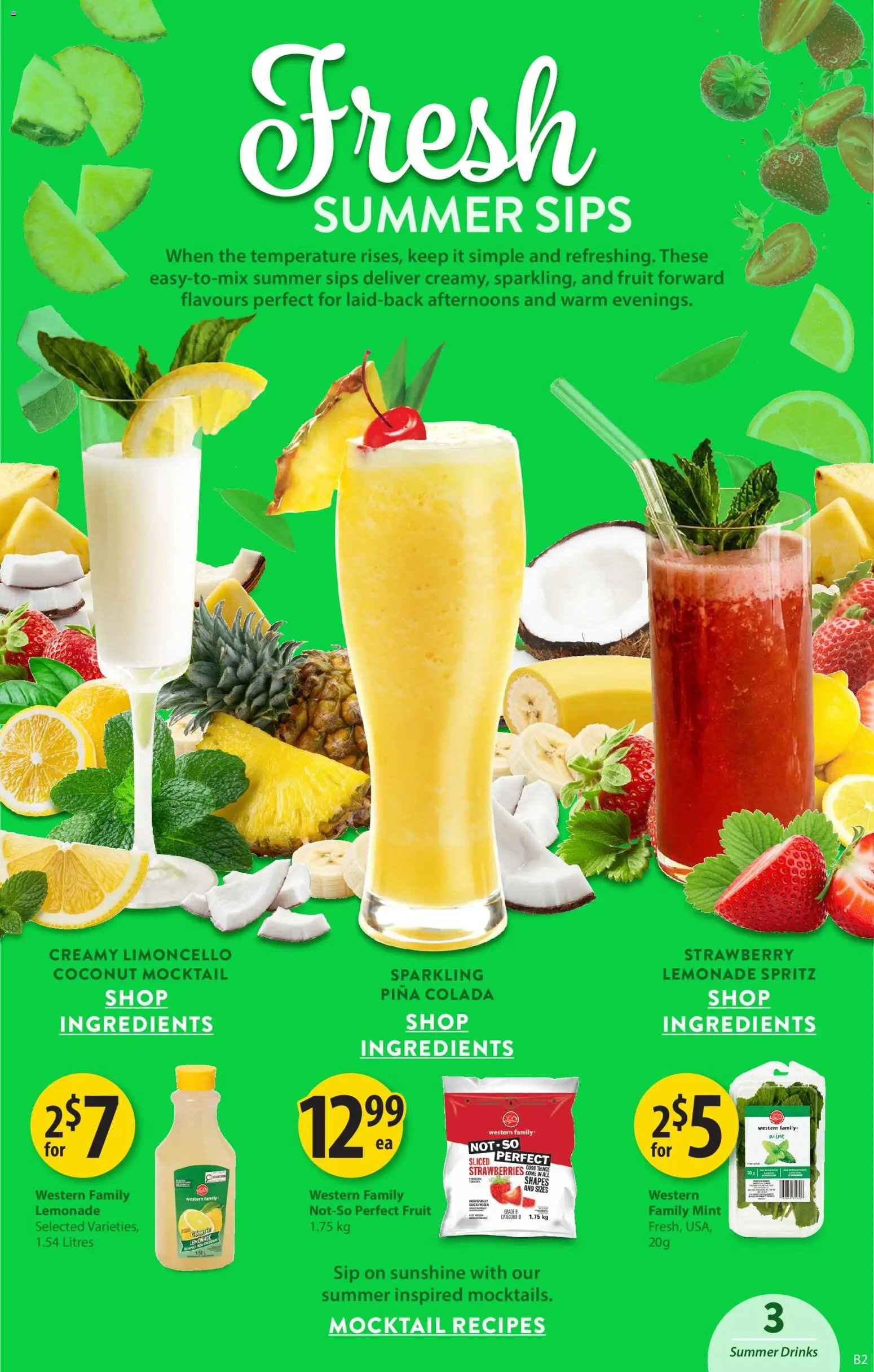 Save on foods flyer - A taste of summer