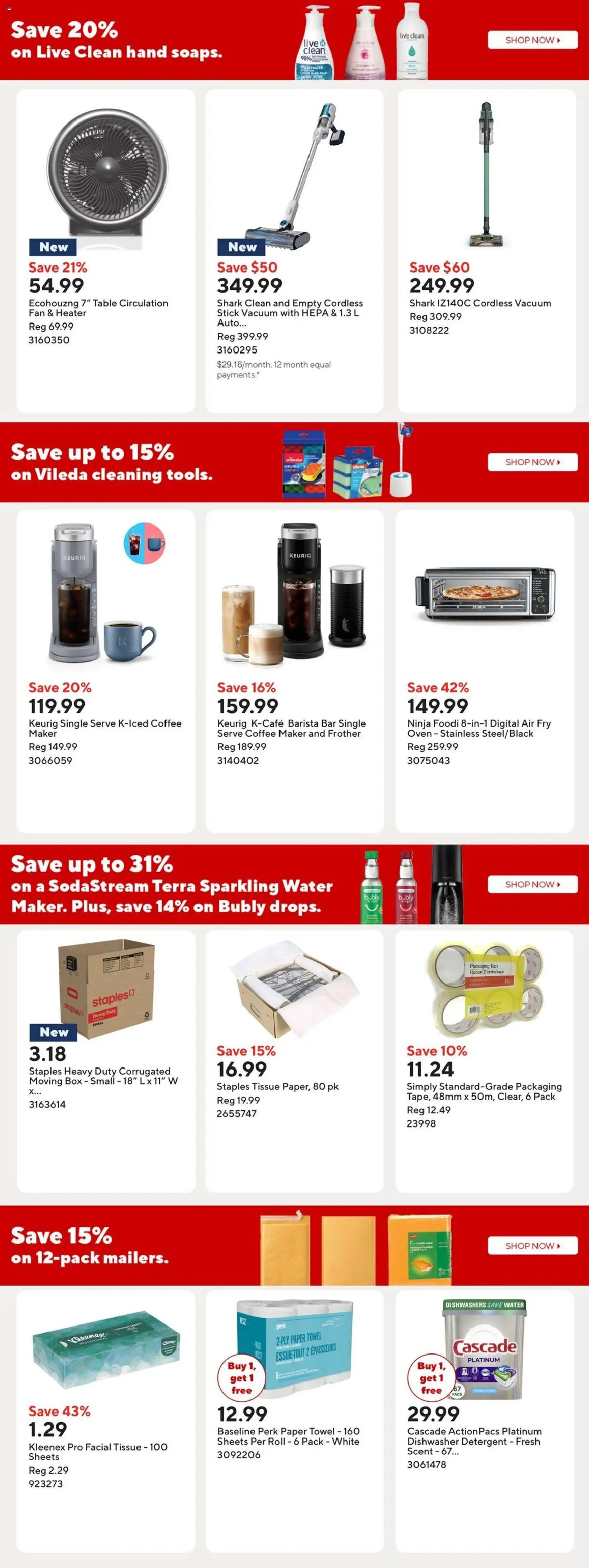 Staples weekly flyer / circulaire