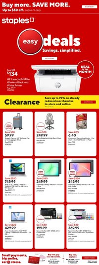 Staples weekly flyer / circulaire