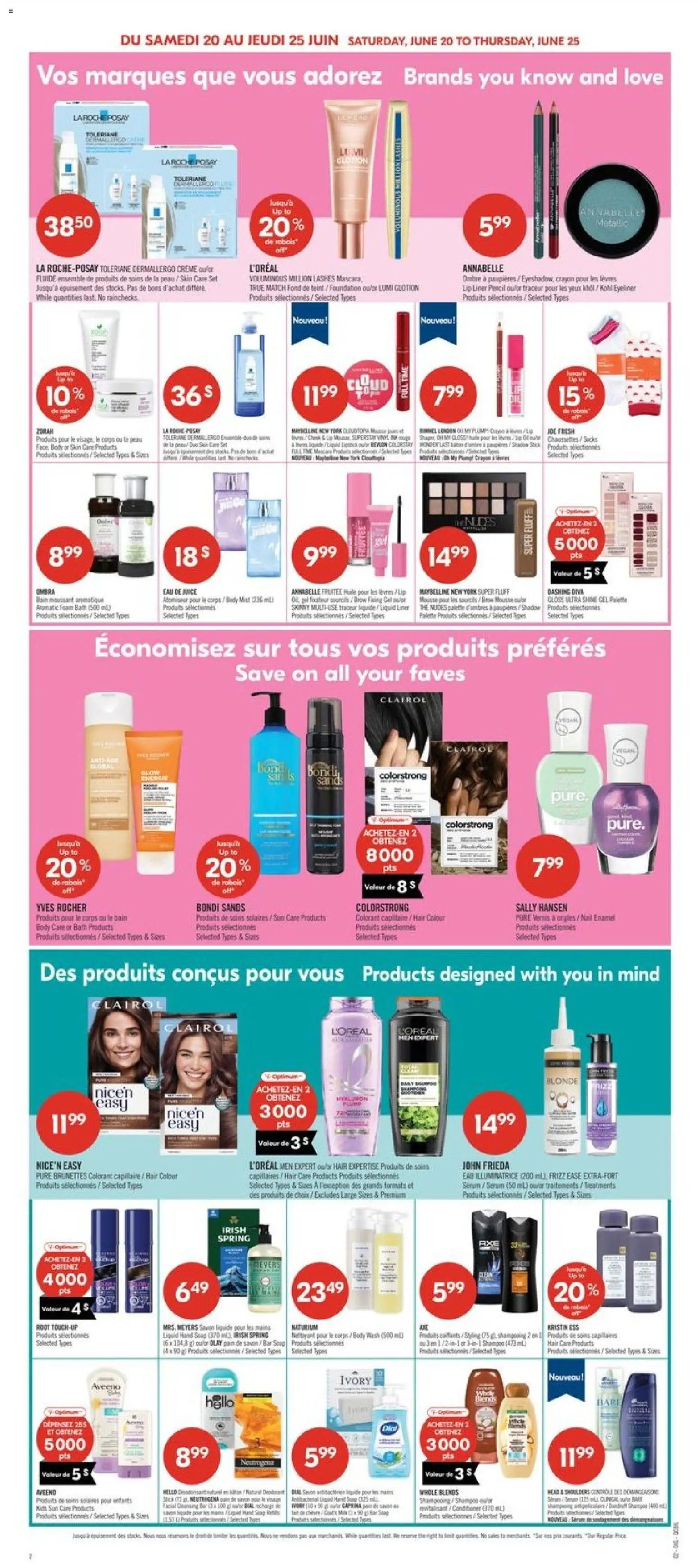 Pharmaprix weekly flyer / circulaire