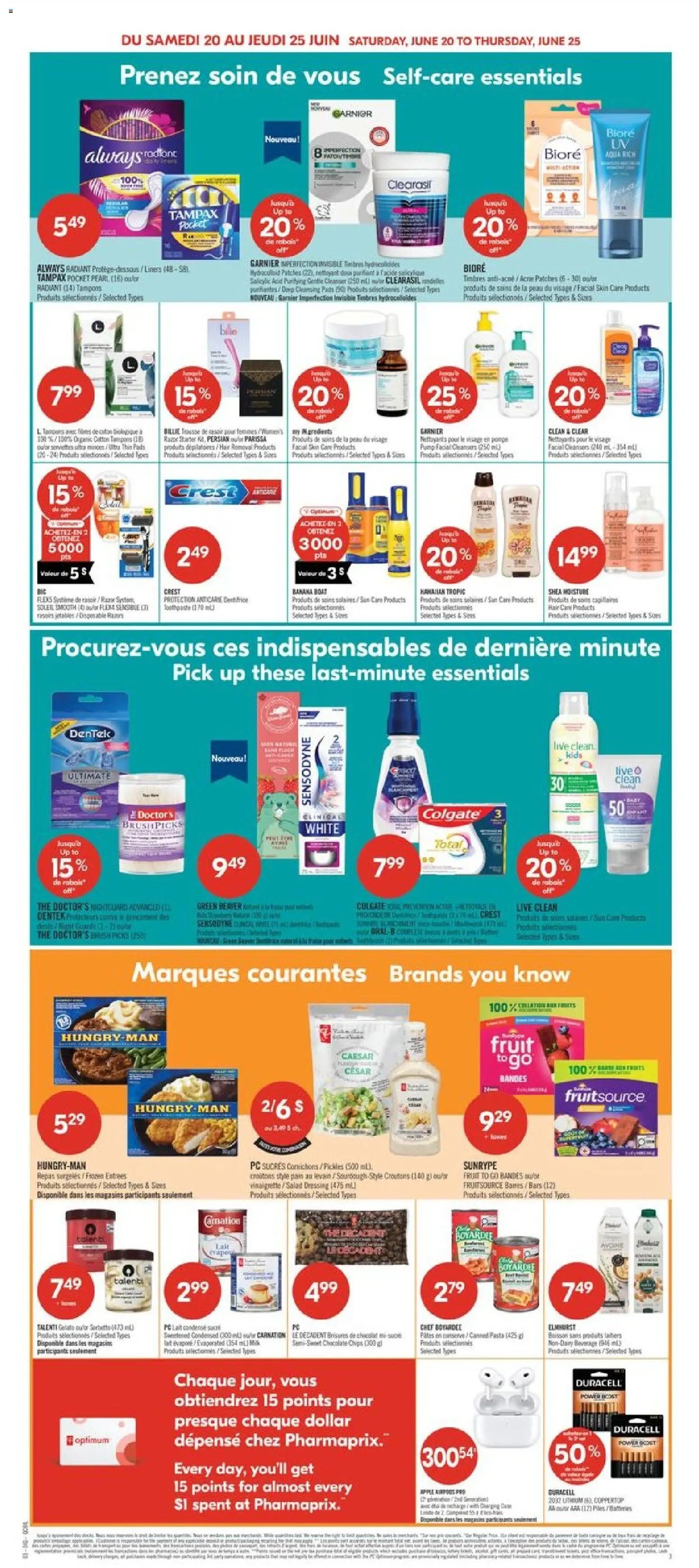 Pharmaprix weekly flyer / circulaire