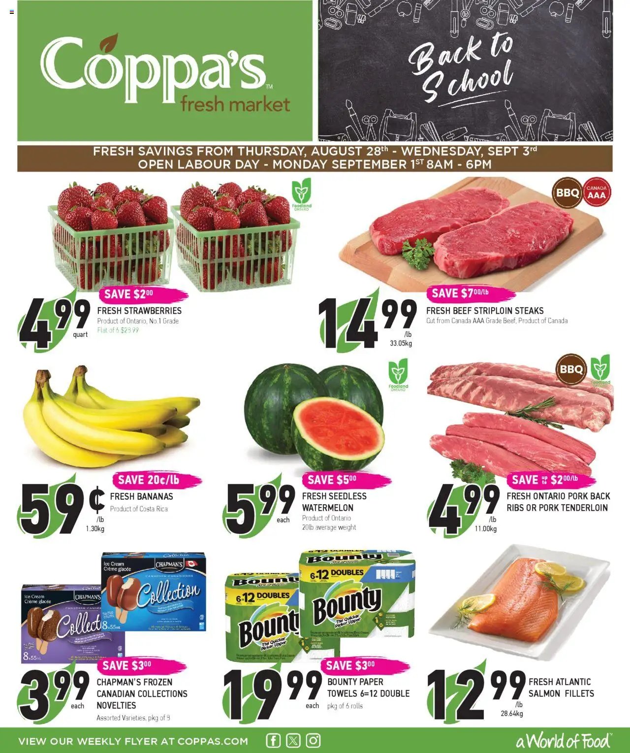 Coppas Fresh Market weekly flyer / circulaire (2025-08-28 - 2025-09-03) | 1