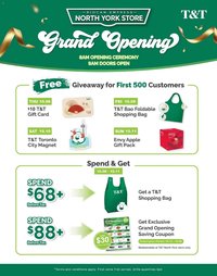 T&T Supermarket flyer - North York Store Grand Opening Promotion