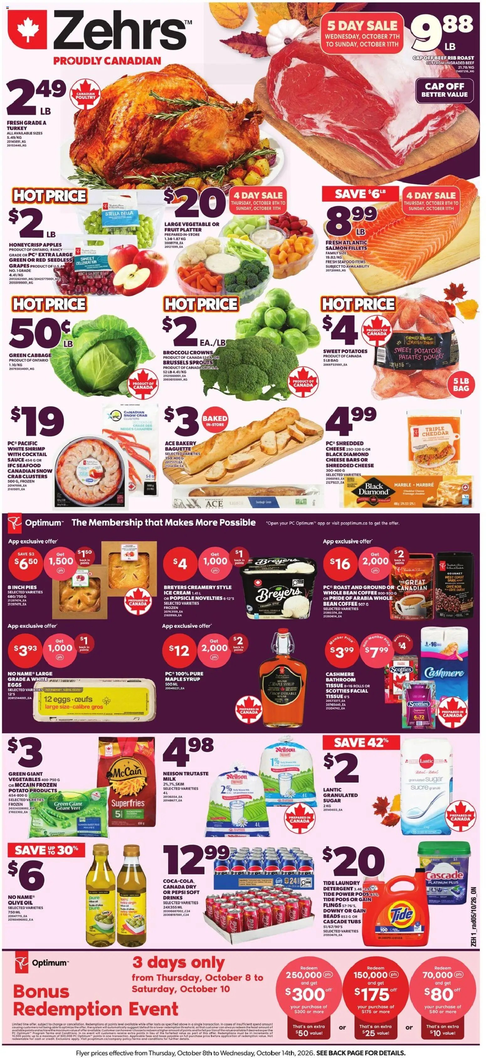 Zehrs weekly flyer / circulaire