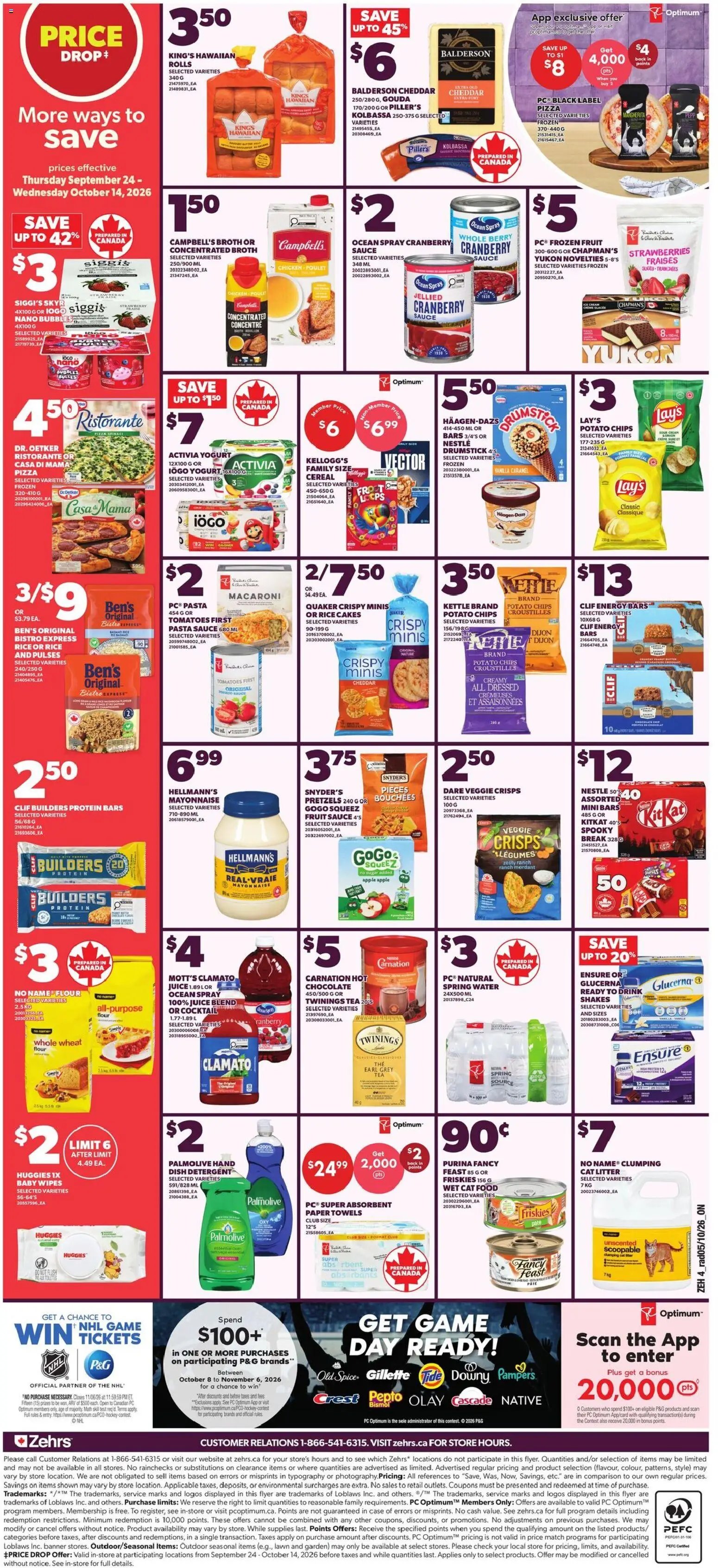 Zehrs weekly flyer / circulaire