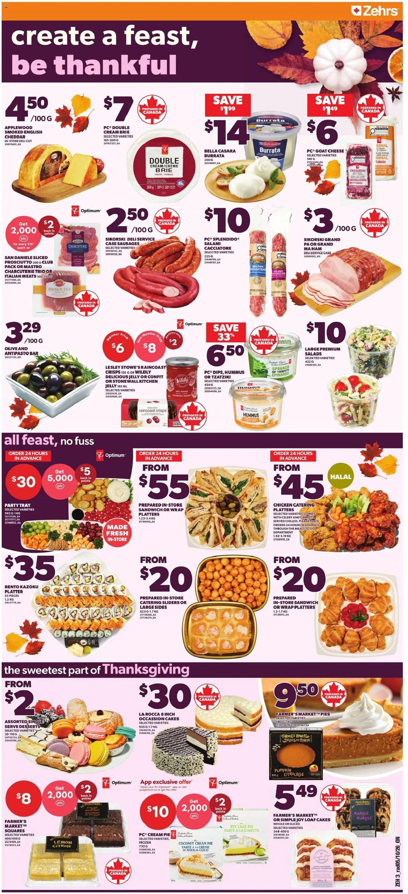 Zehrs weekly flyer / circulaire