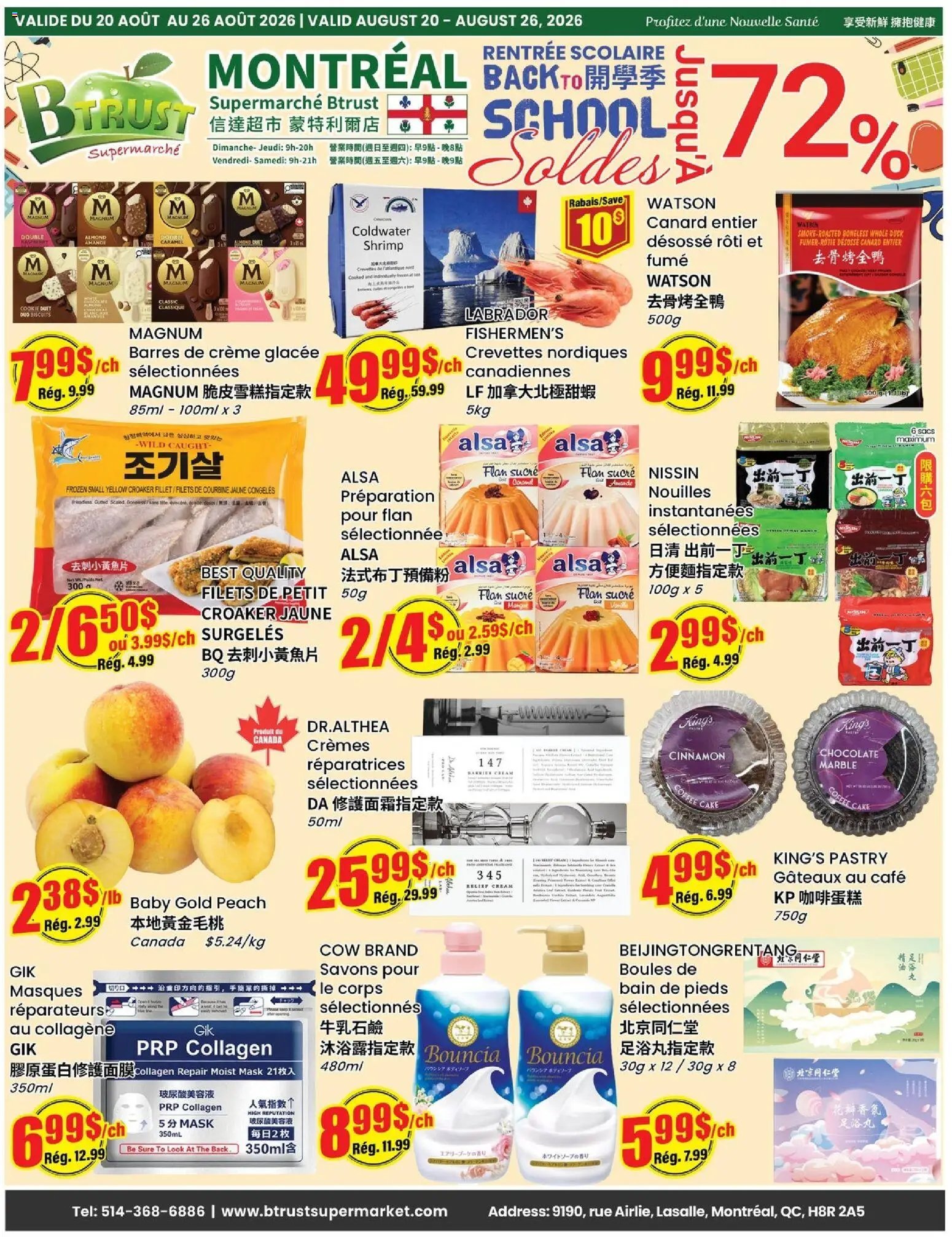 Btrust Supermarket weekly flyer - Montreal