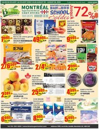 Btrust Supermarket weekly flyer - Montreal