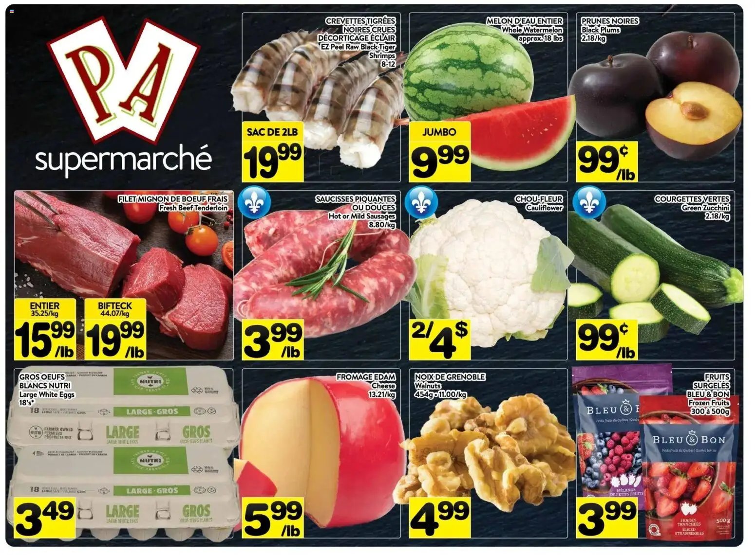 Pa Supermarché weekly flyer / circulaire