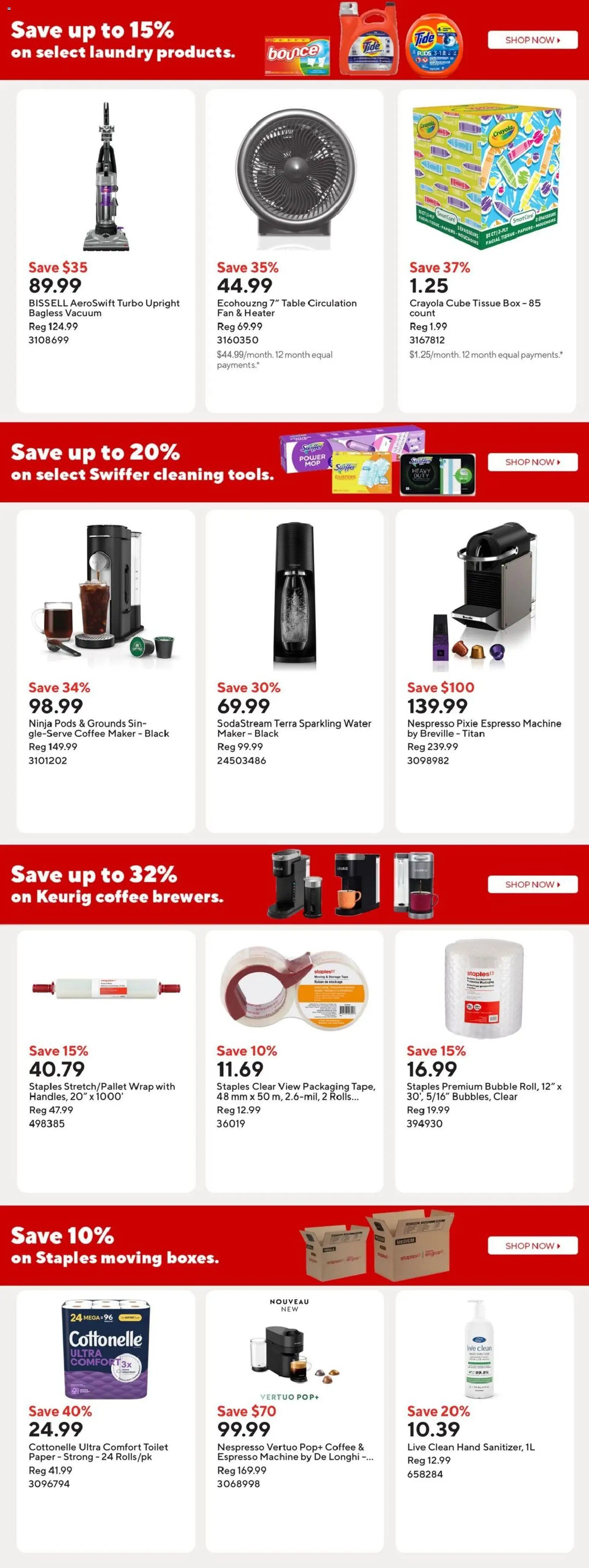 Staples weekly flyer / circulaire